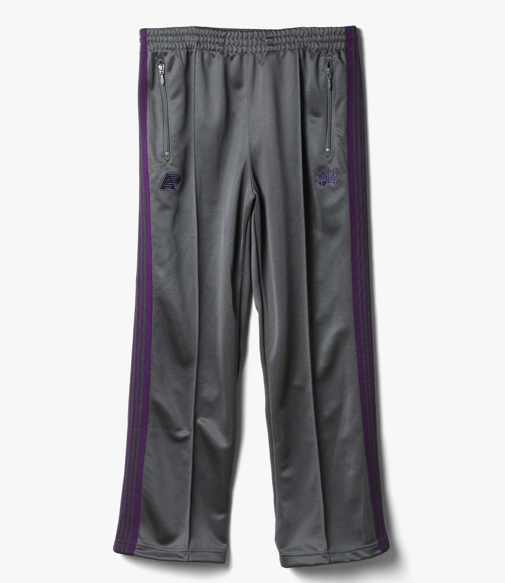 Needles x AP - Track Pant - Grey - Poly Smooth