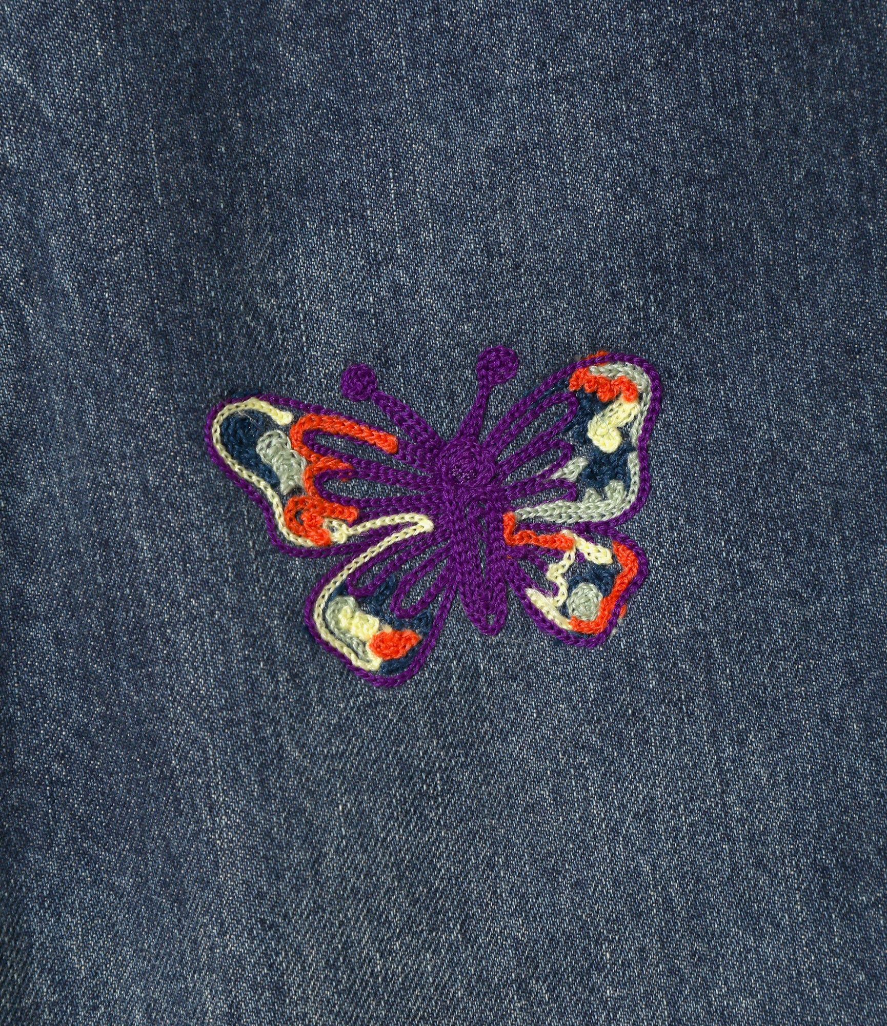 Women's Papillon Emb. Boot-Cut Jean - Indigo - 12oz Denim