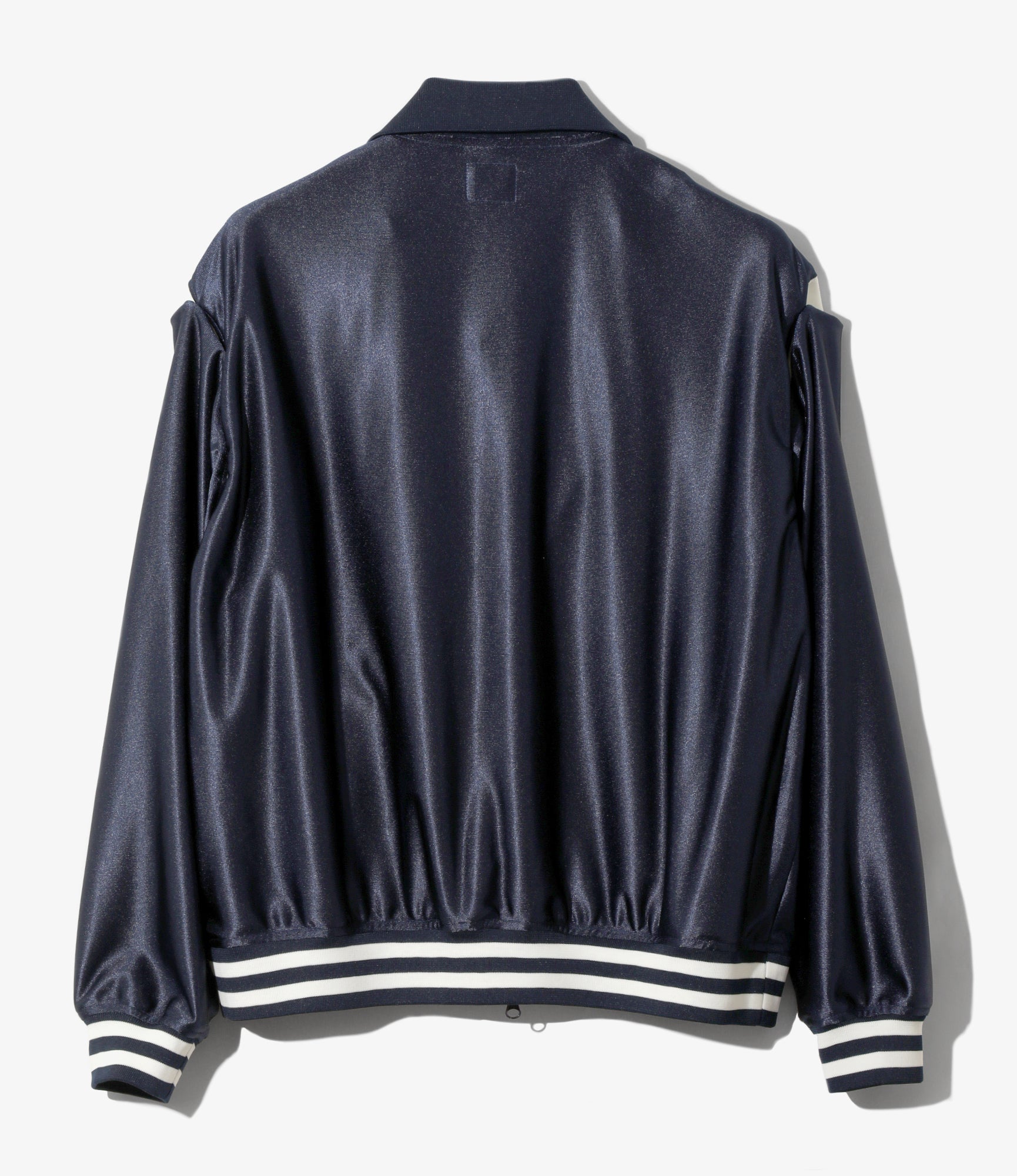 Track Jacket - Navy - Tricot Sateen