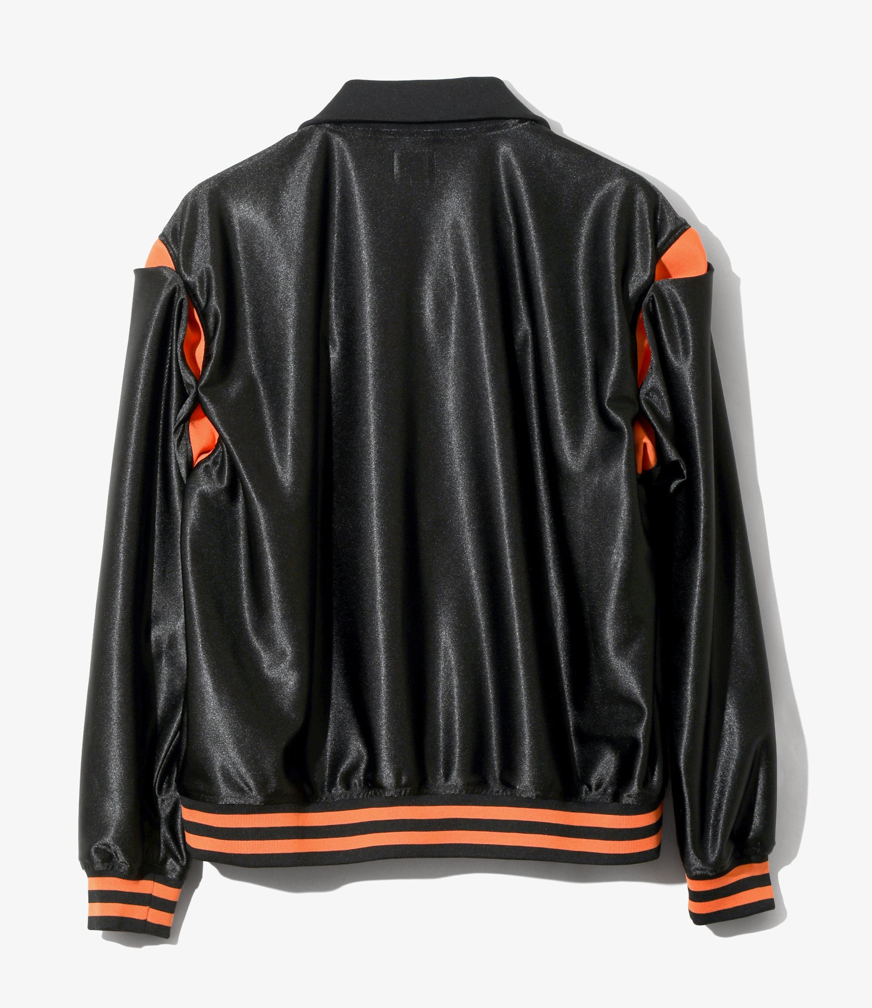 Needles - Track Jacket - Black - Tricot Sateen | Nepenthes America