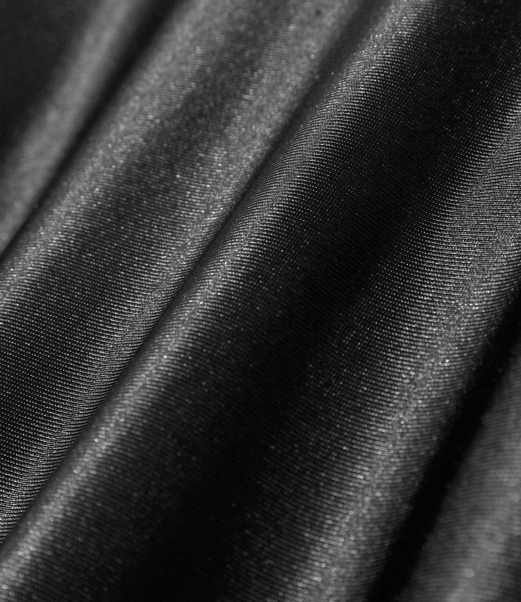 Track Jacket - Black - Tricot Sateen