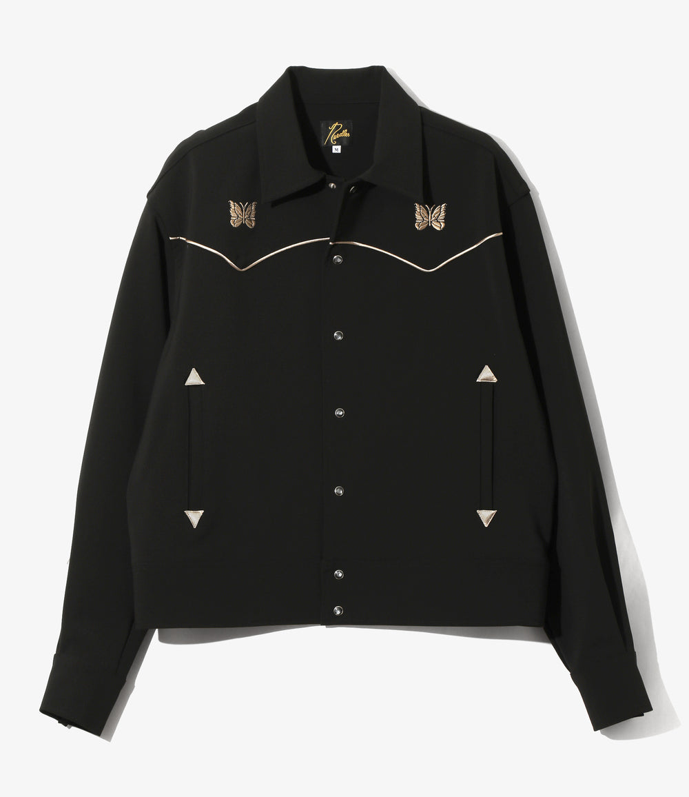 Needles - Piping Cowboy Jacket - Black - Poly Double Cloth 