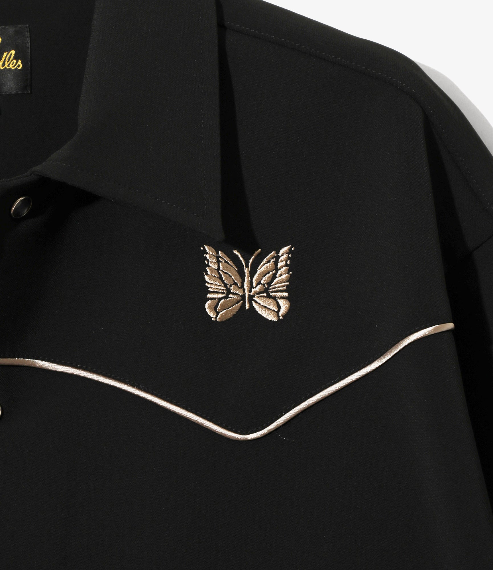 Needles - Piping Cowboy Jacket - Black - Poly Double Cloth