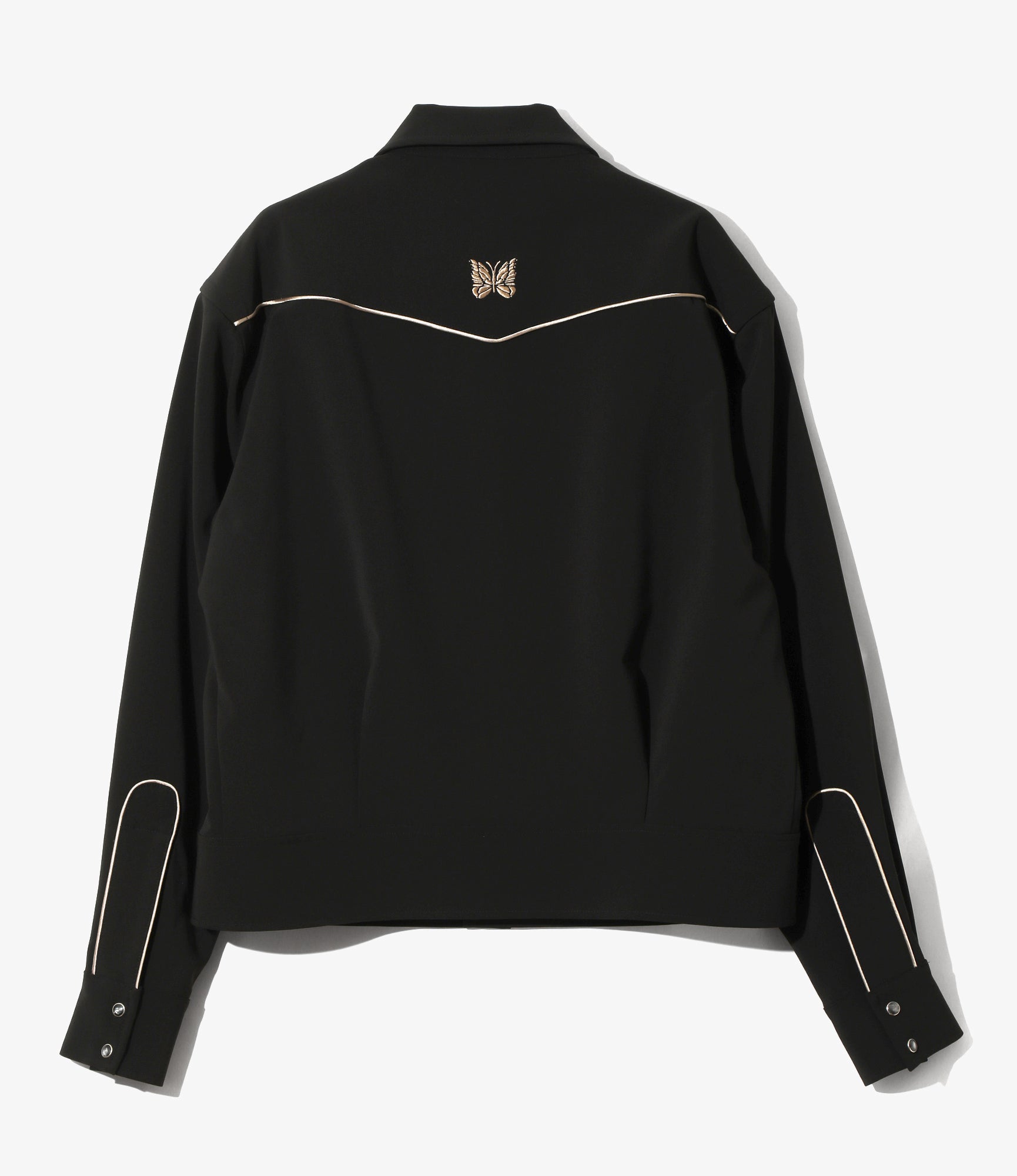Needles - Piping Cowboy Jacket - Black - Poly Double Cloth