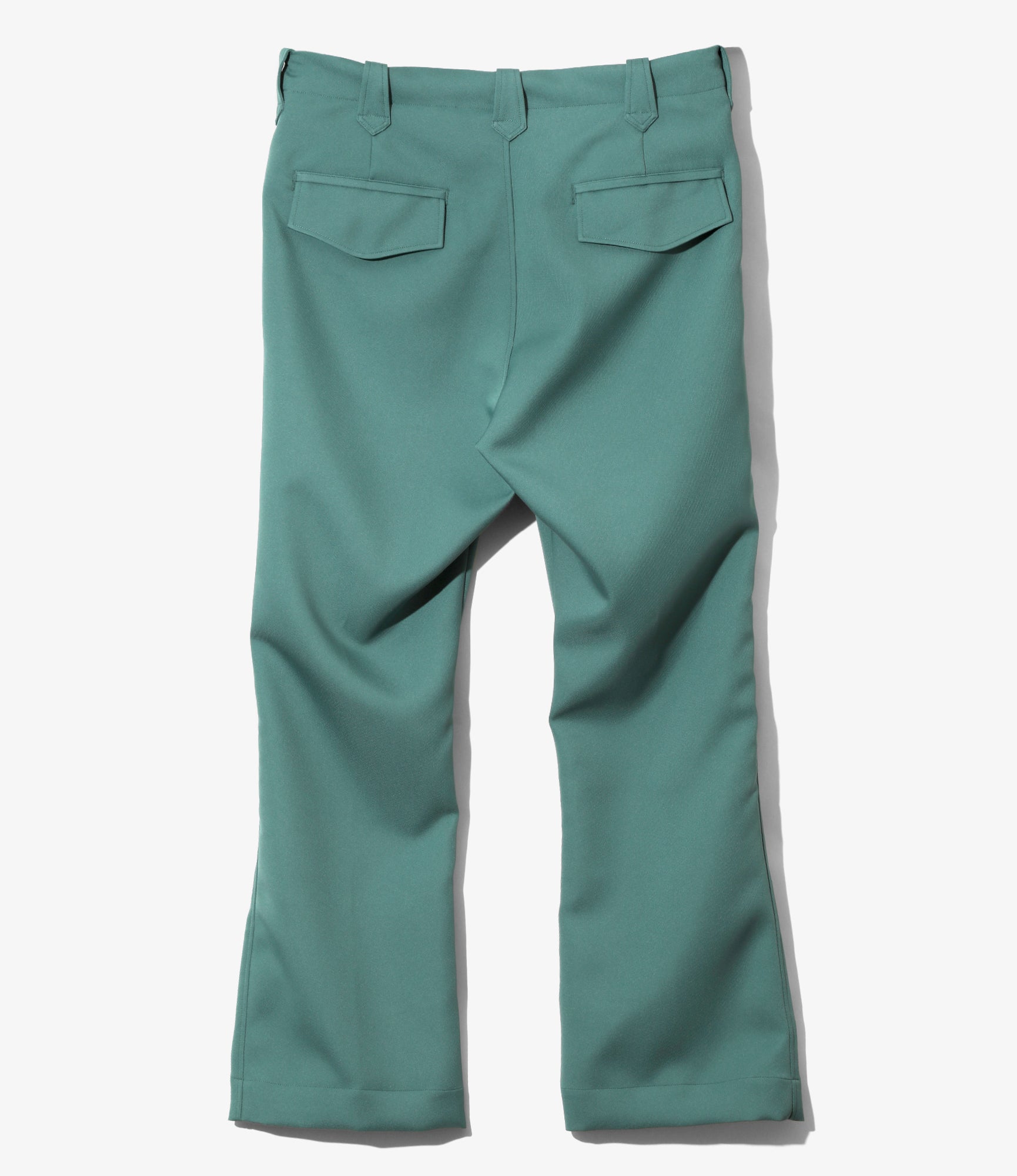 Western Leisure Pant - Green - Poly Twill