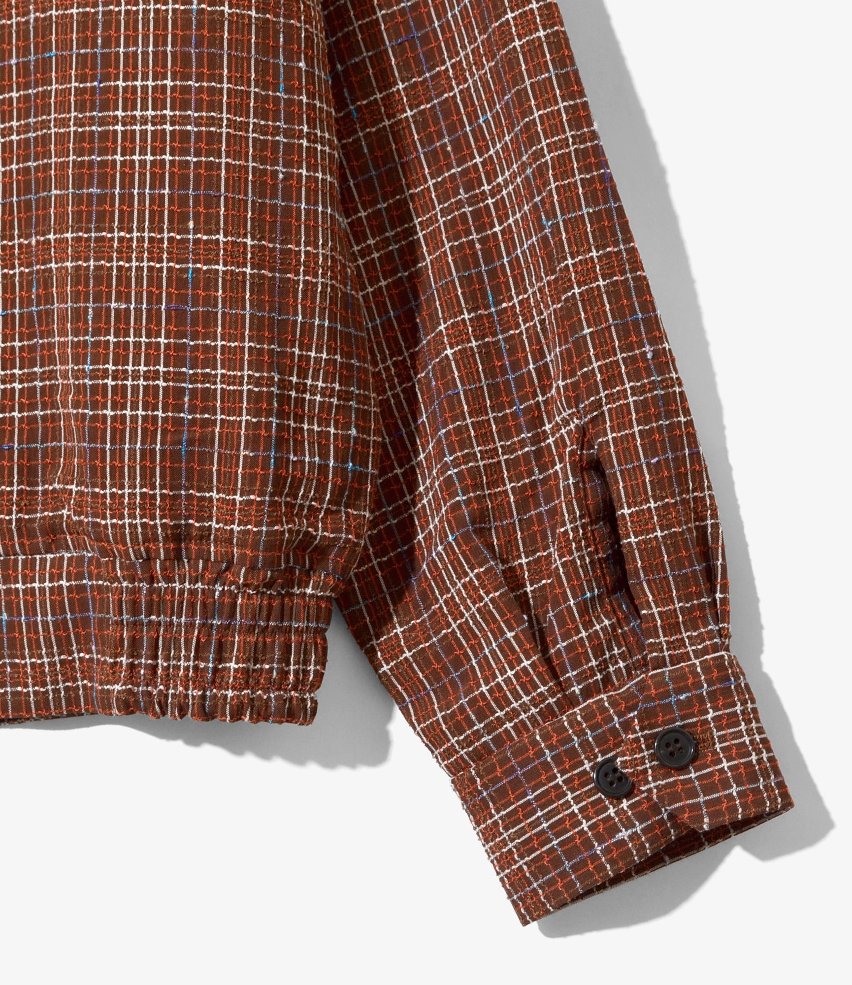 Sports Jacket - Brown - Dobby Grid
