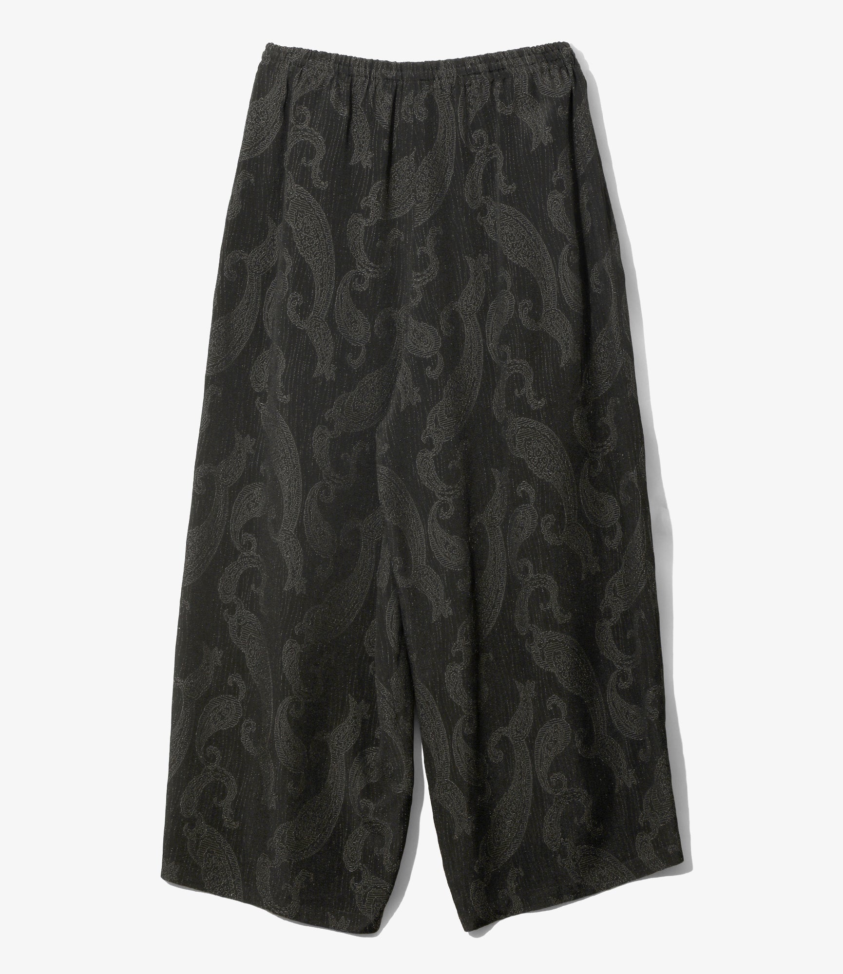H.D. Pant - Black - Rayon Paisley Jacquard