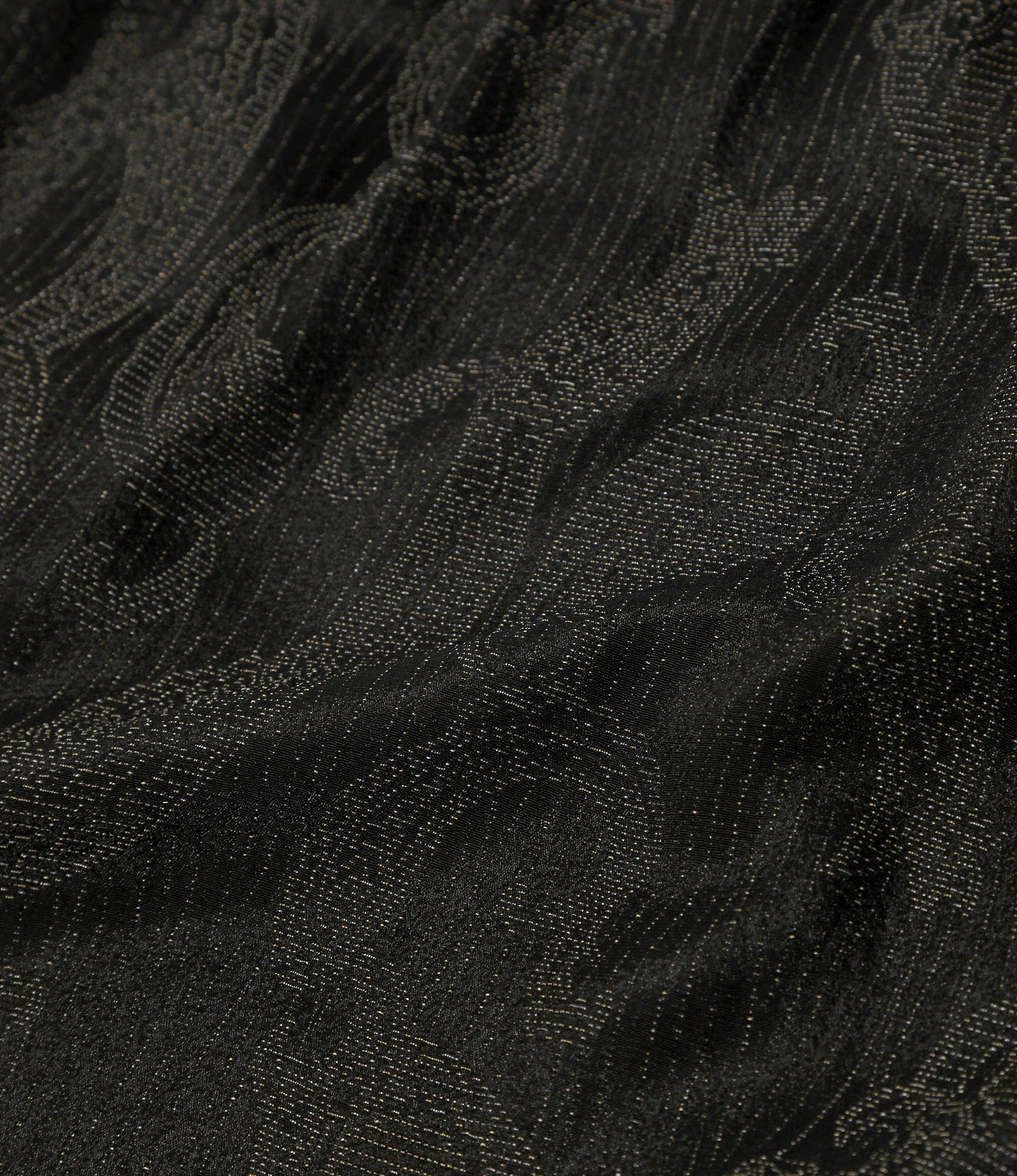 H.D. Pant - Black - Rayon Paisley Jacquard