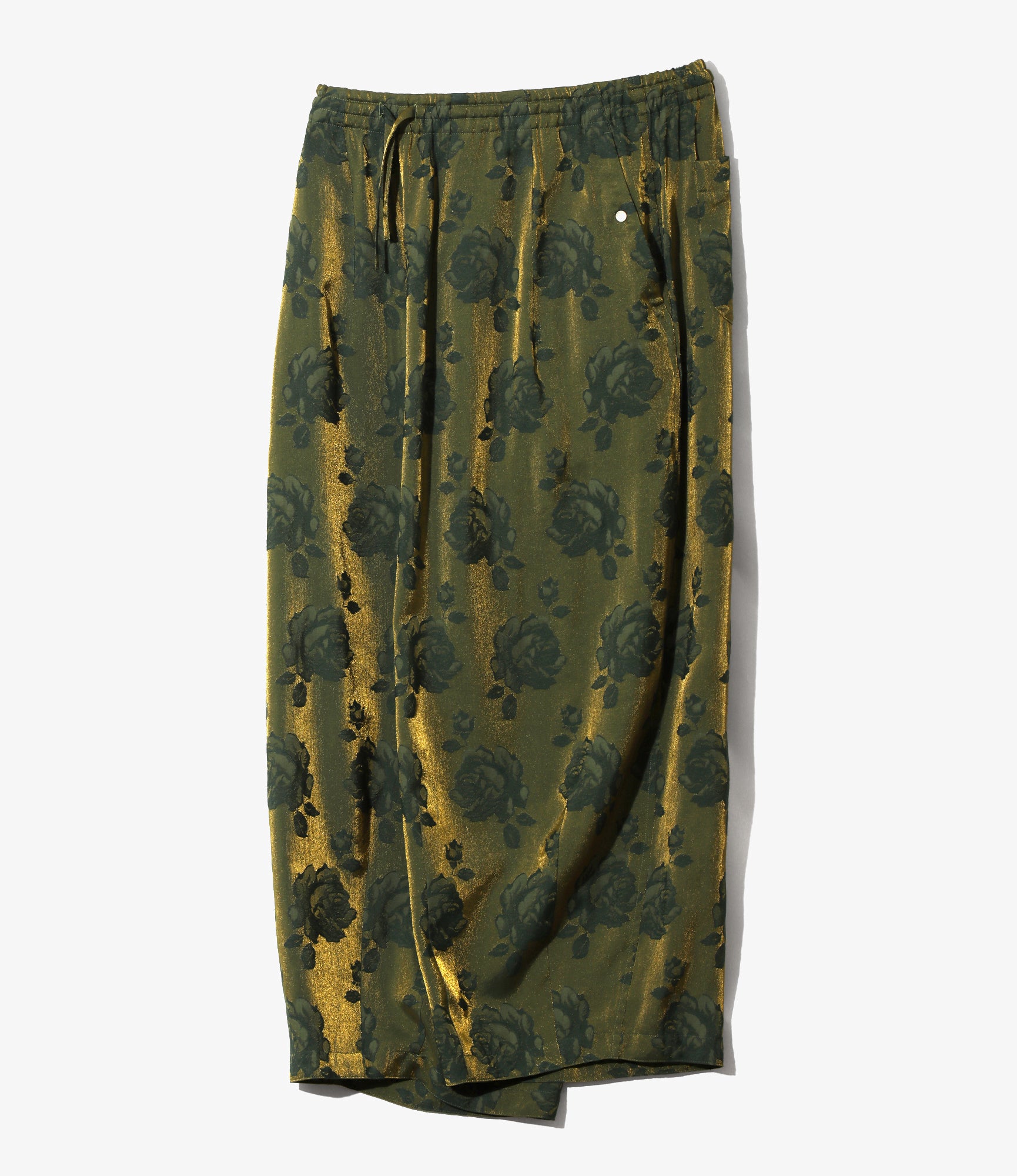 Women's String Cowboy H.D. Pant - Green - Rose Jacquard
