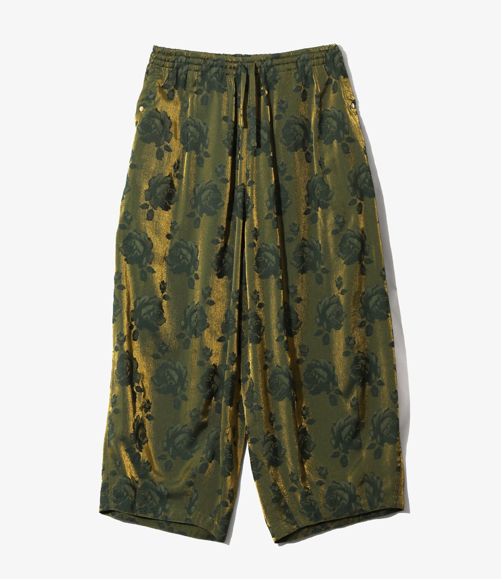 Women's String Cowboy H.D. Pant - Green - Rose Jacquard