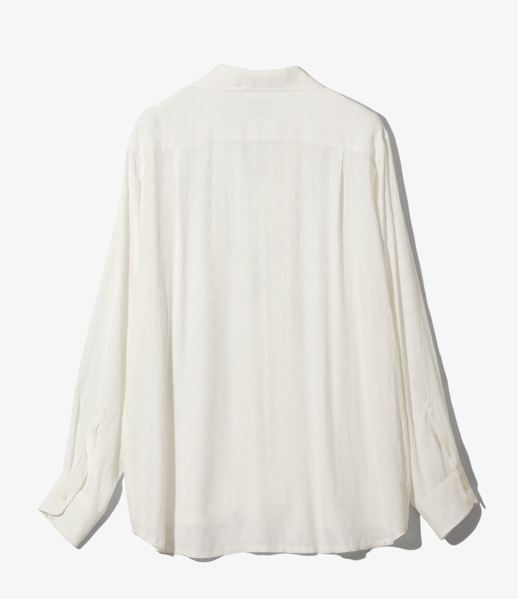 Women's One-up Shirt - Off White - Diamond Mesh Jacquard