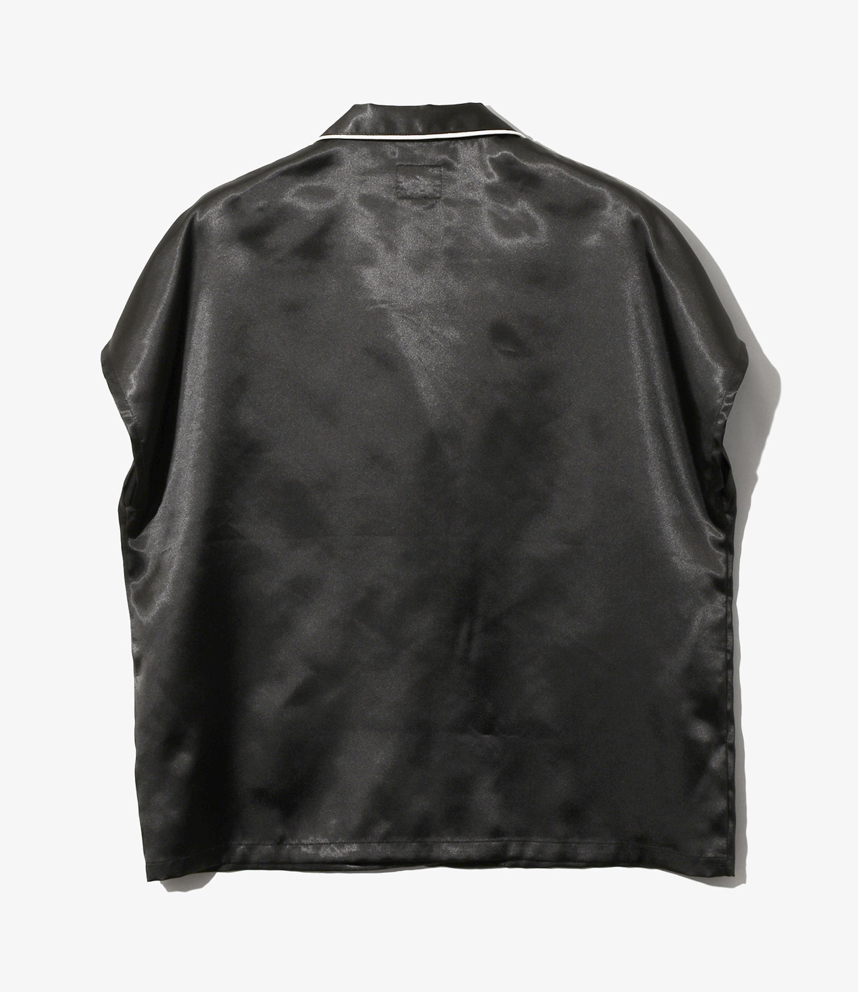 Women's French Sleeve Blouse - Black - Poly Sateen