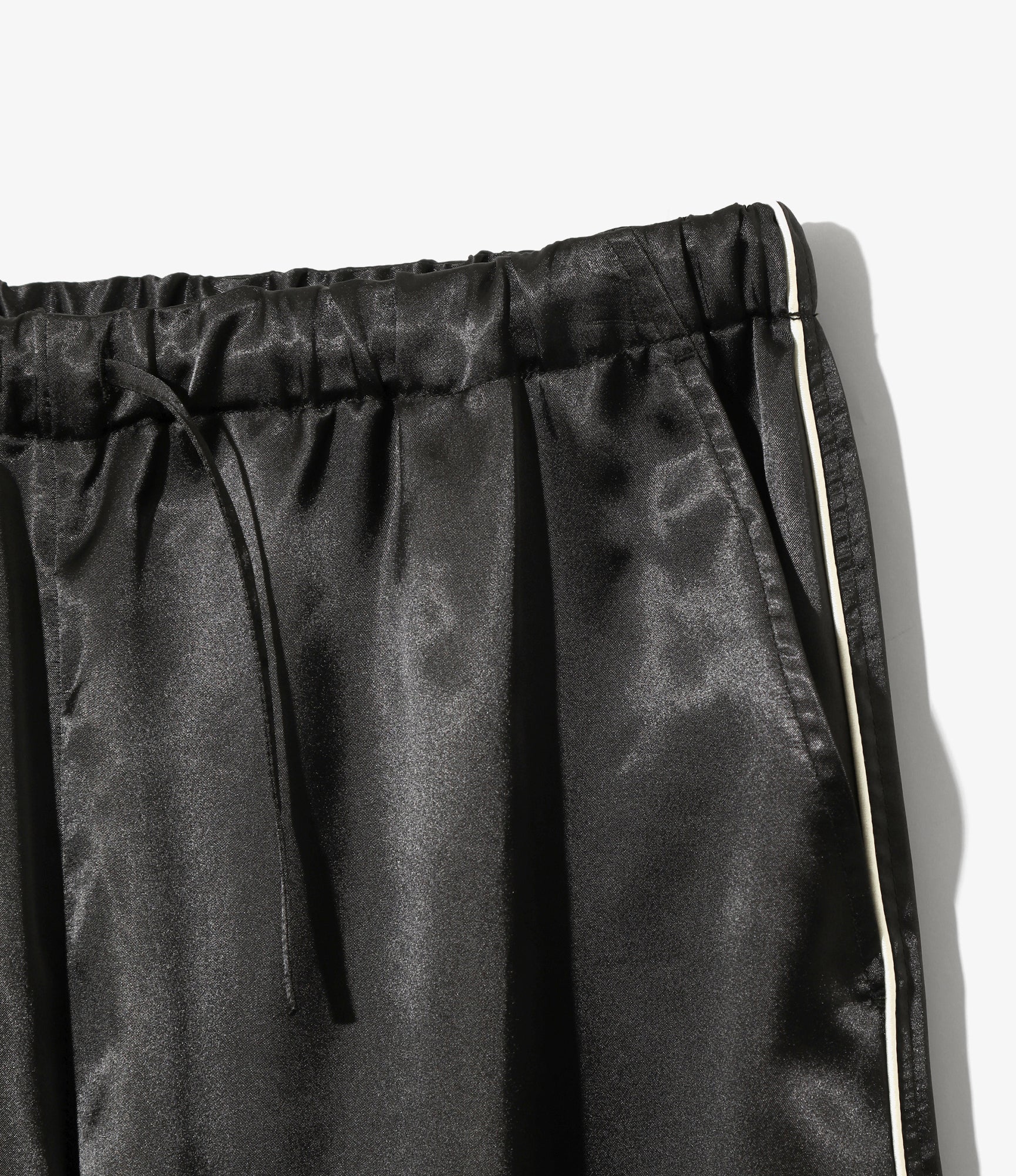 Women's String Easy Pant - Black - Poly Sateen