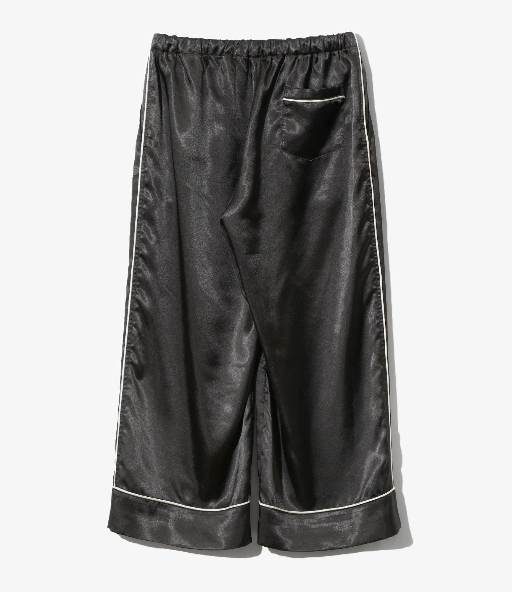 Women's String Easy Pant - Black - Poly Sateen