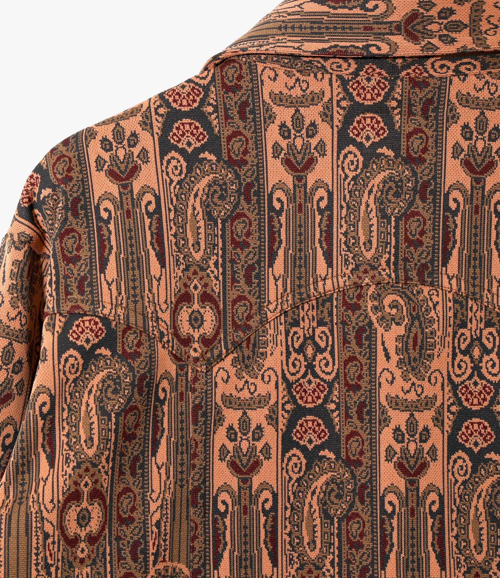 Women's Saddleman Shirt - Orange - Poly Jacquard