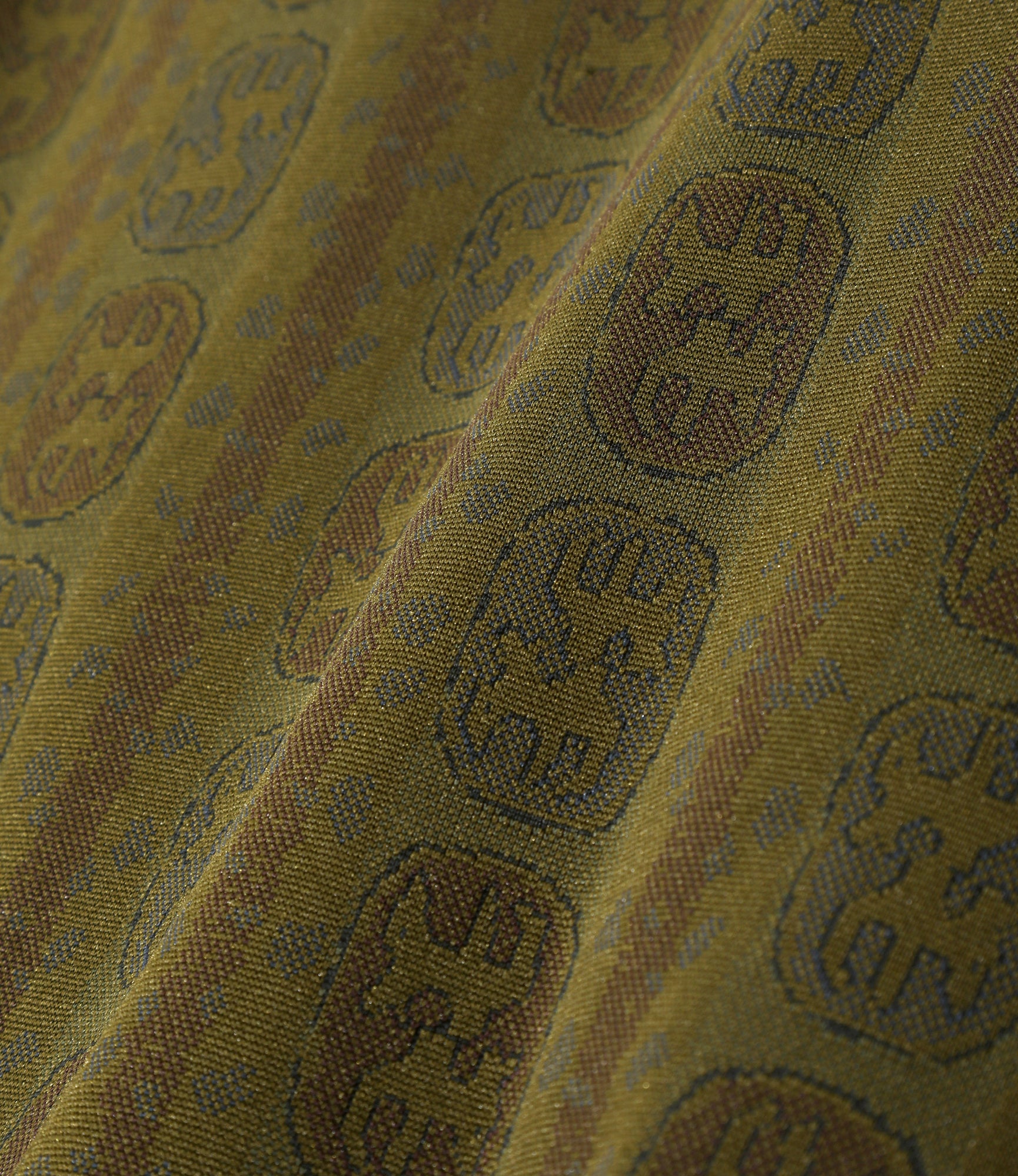 Track Jacket - Olive - Poly Jacquard