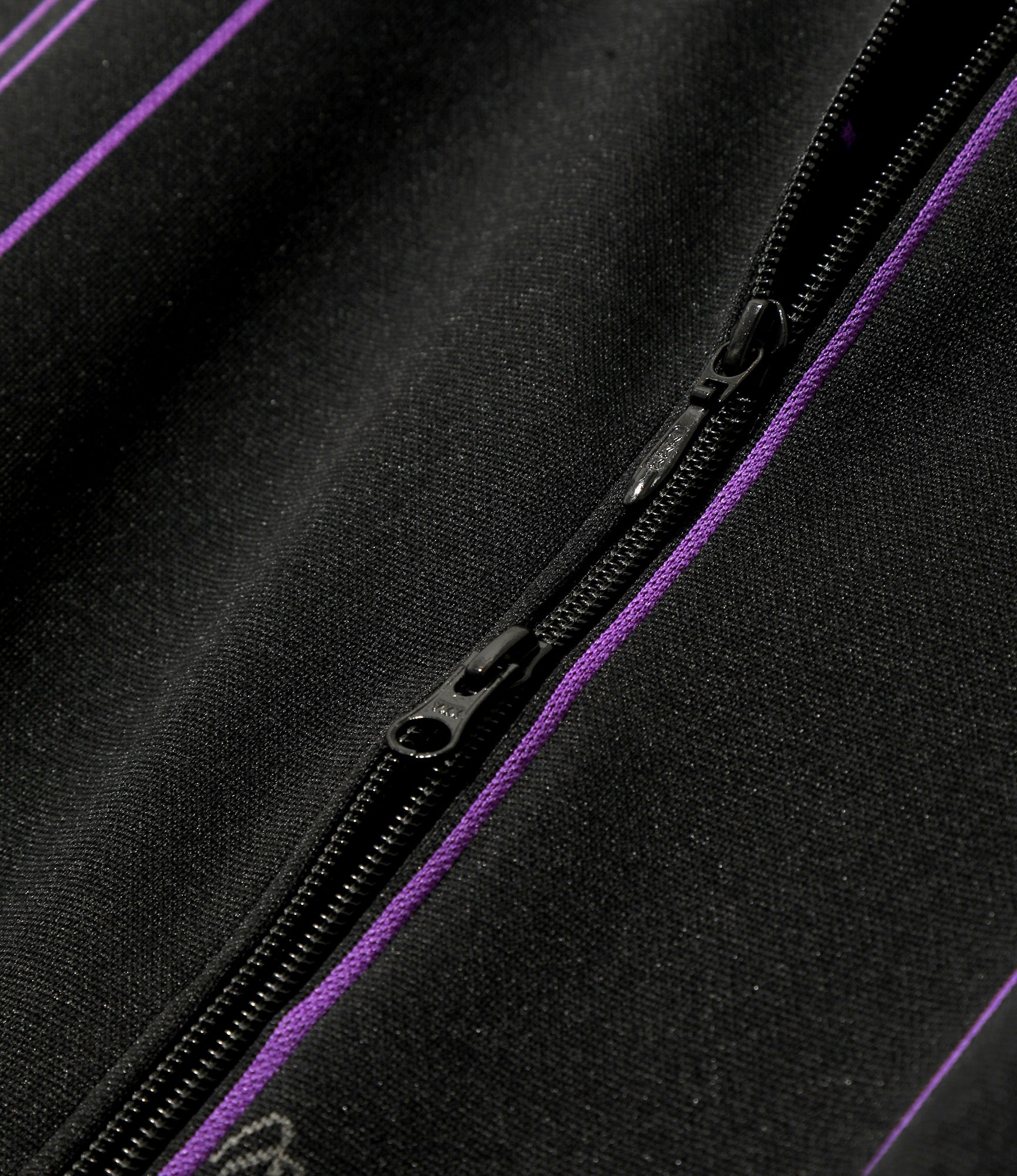 Track Jacket - Black - Poly Jacquard