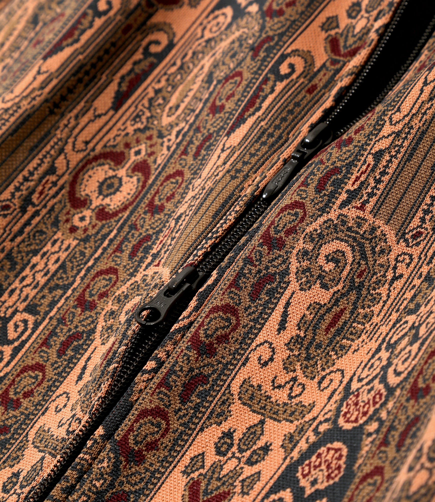 Track Jacket - Orange - Poly Jacquard