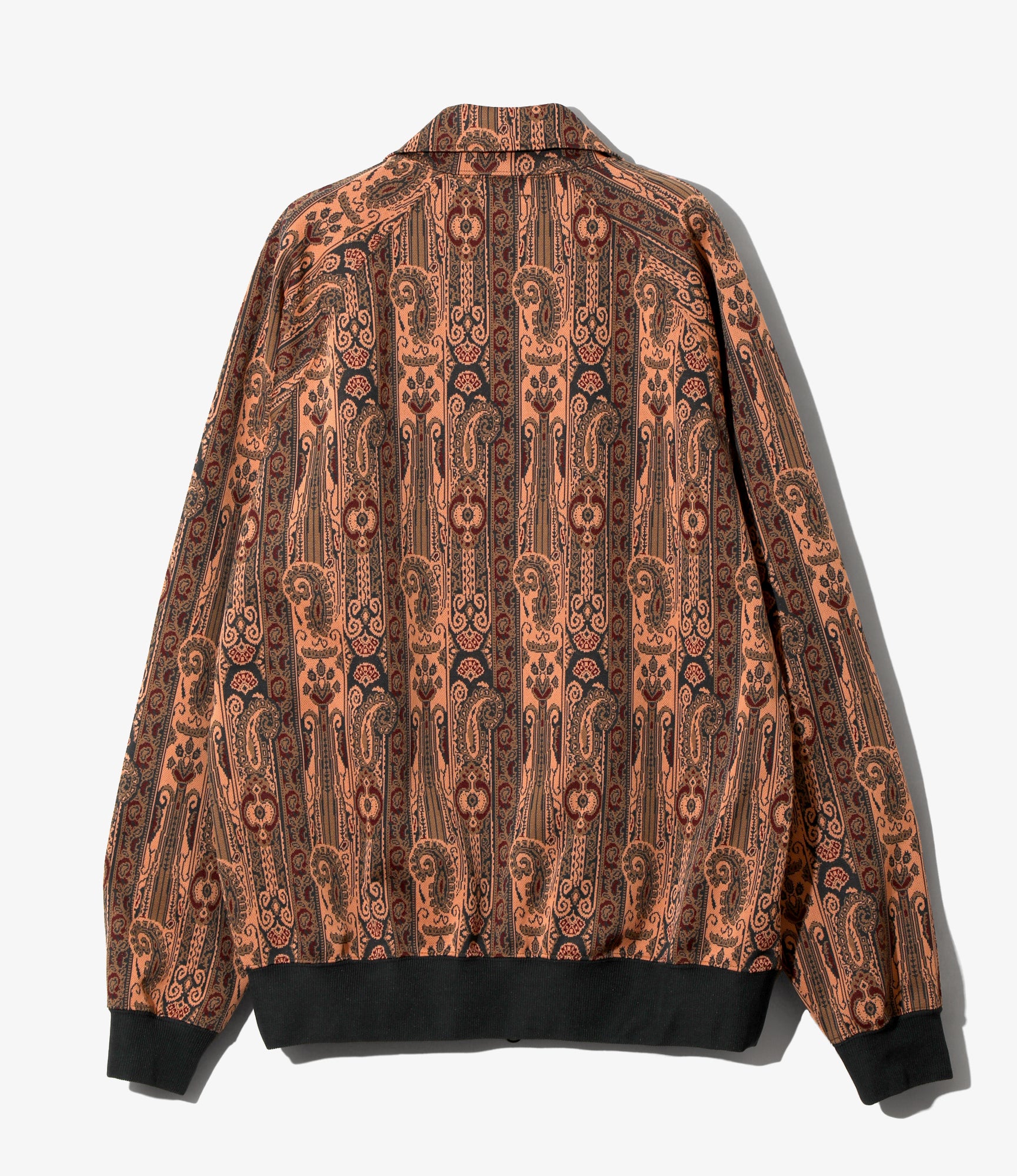 Track Jacket - Orange - Poly Jacquard