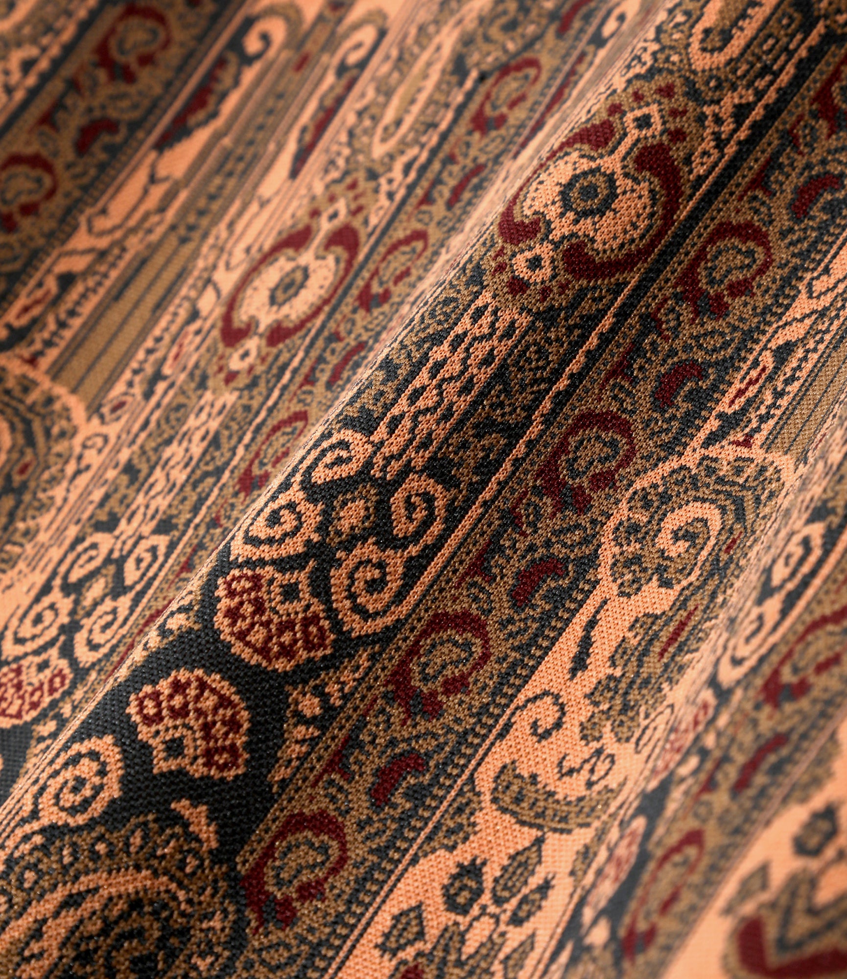 Track Jacket - Orange - Poly Jacquard