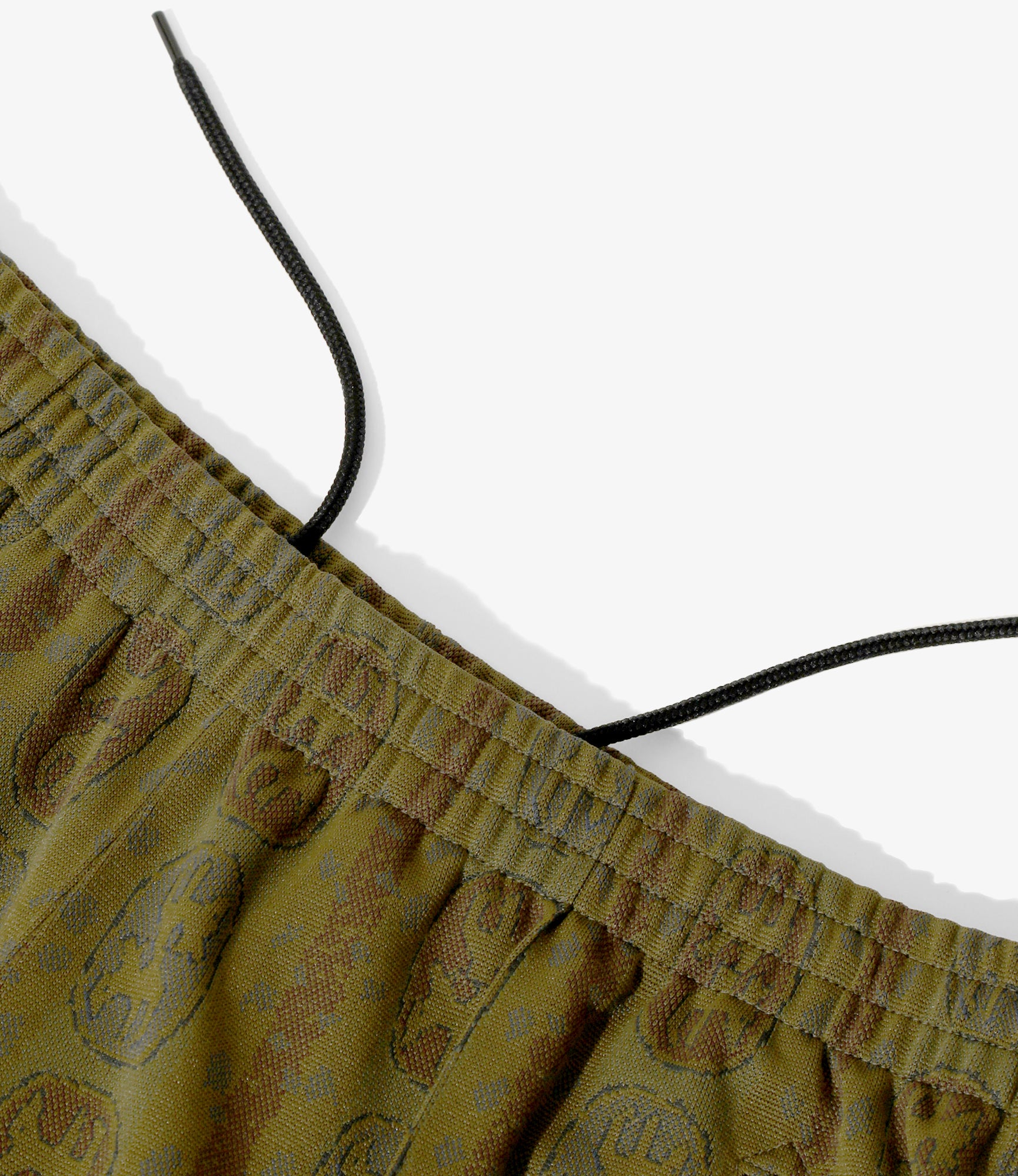 Track Pant - Olive - Poly Jacquard