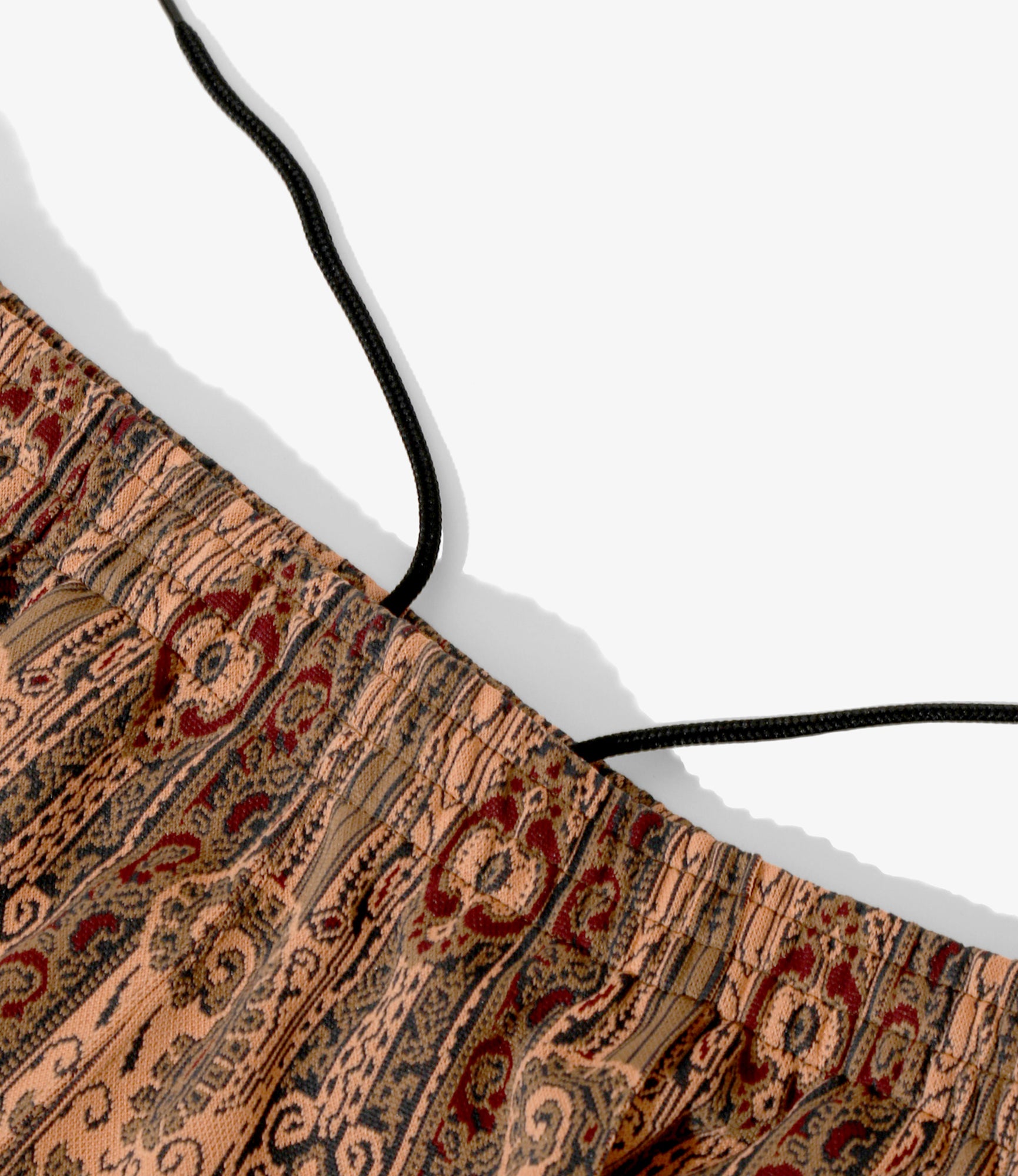 Women's Track Pant - Orange - Poly Jacquard