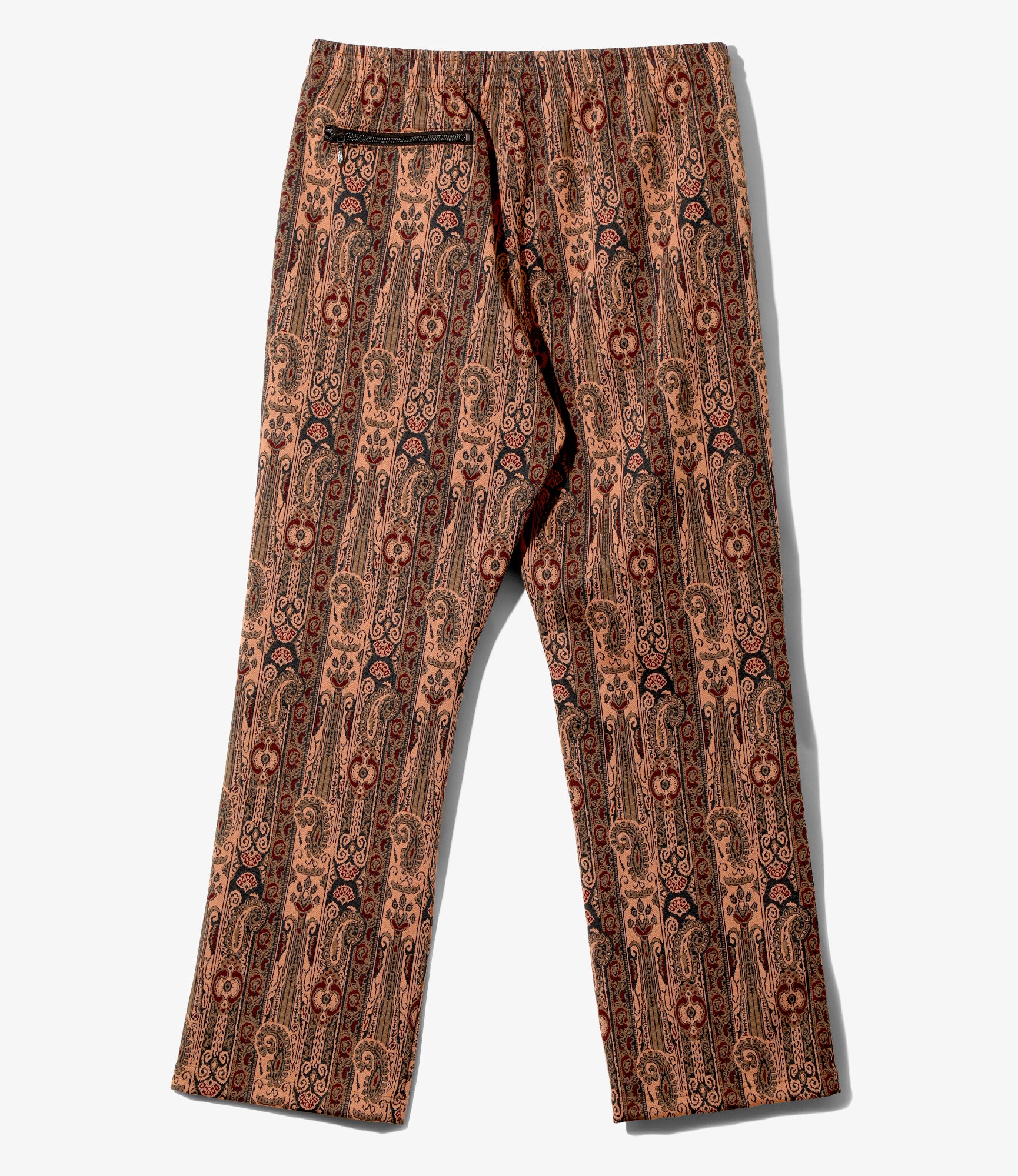 Track Pant - Orange - Poly Jacquard