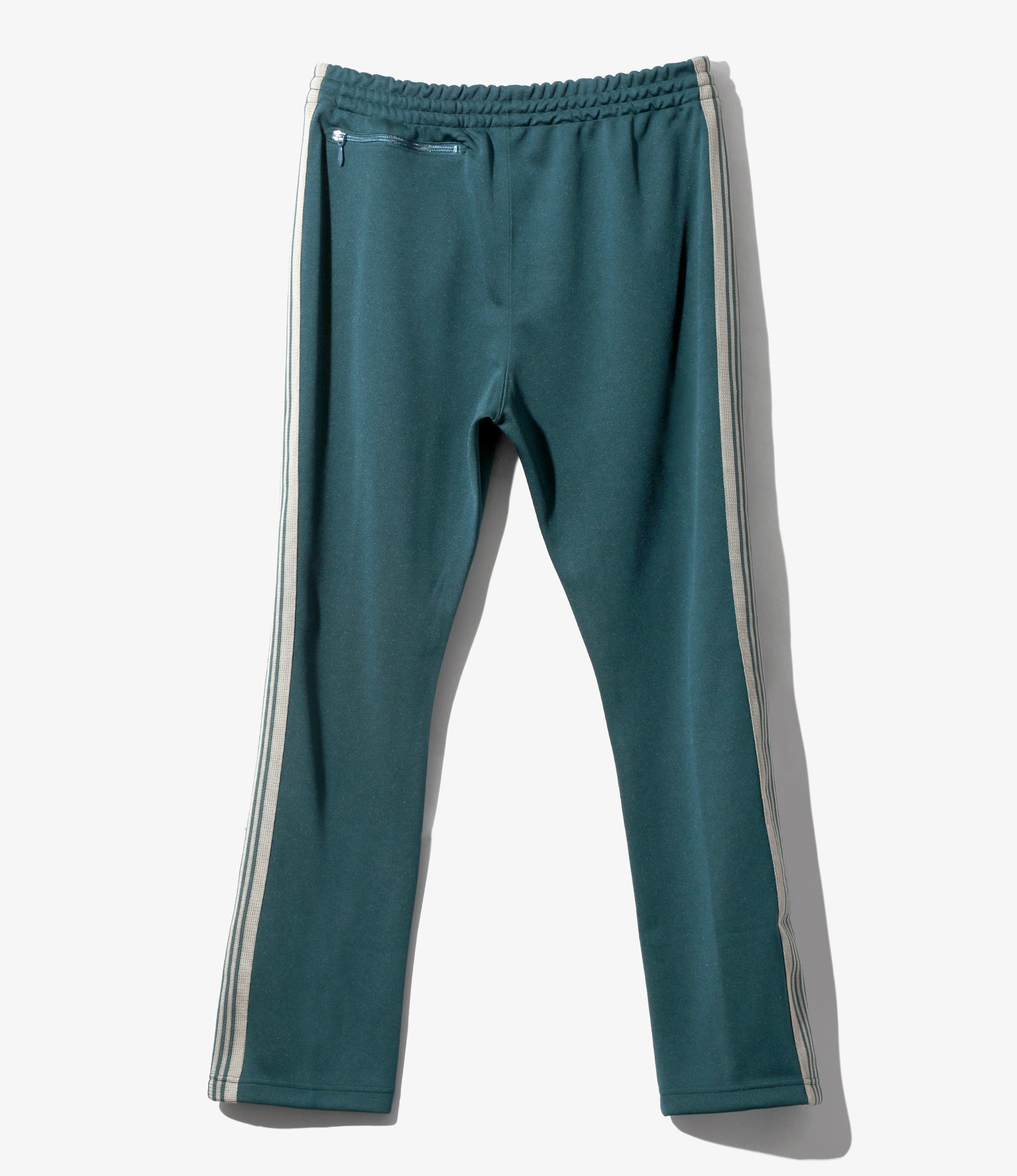 Needles - Narrow Track Pant - Green - Poly Smooth | Nepenthes America