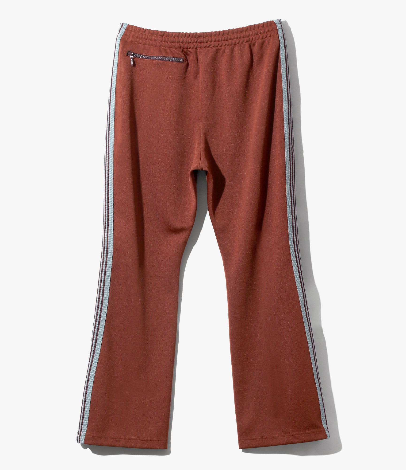 Boot-Cut Track Pant - Rust - Poly Smooth