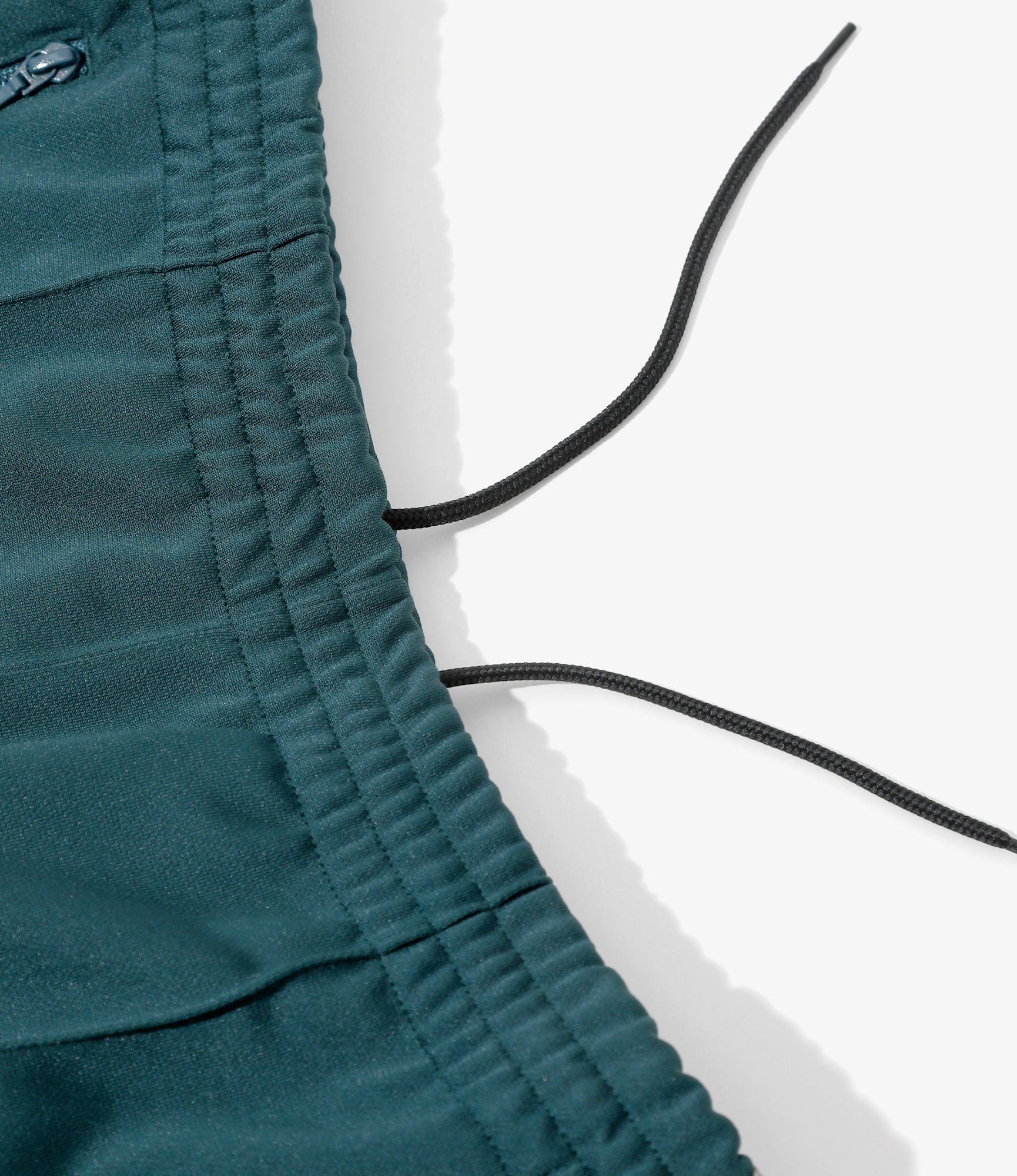 Women's Boot-Cut Track Pant - Green - Poly Smooth