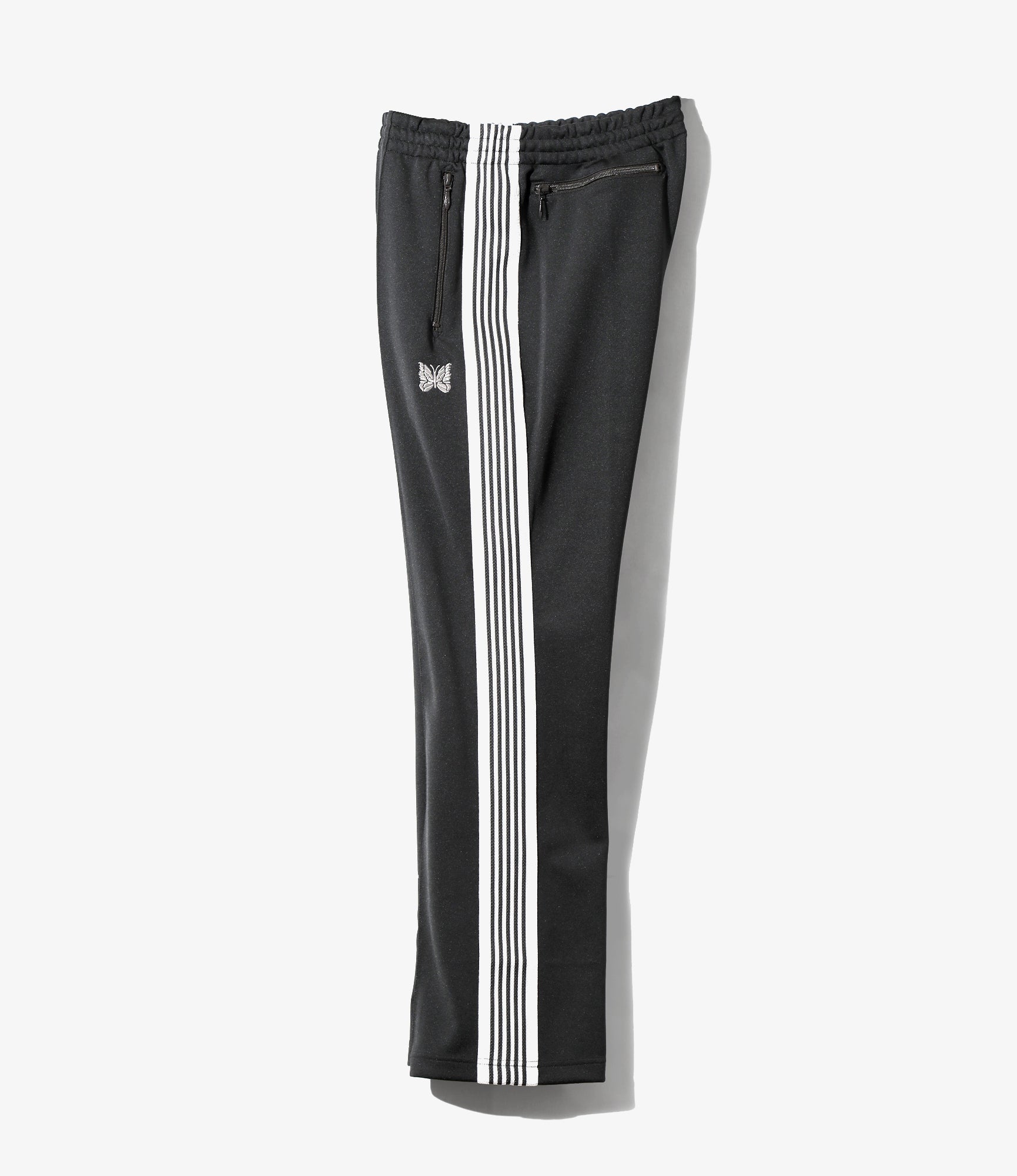Women's Boot-Cut Track Pant - Charcoal - Poly Smooth