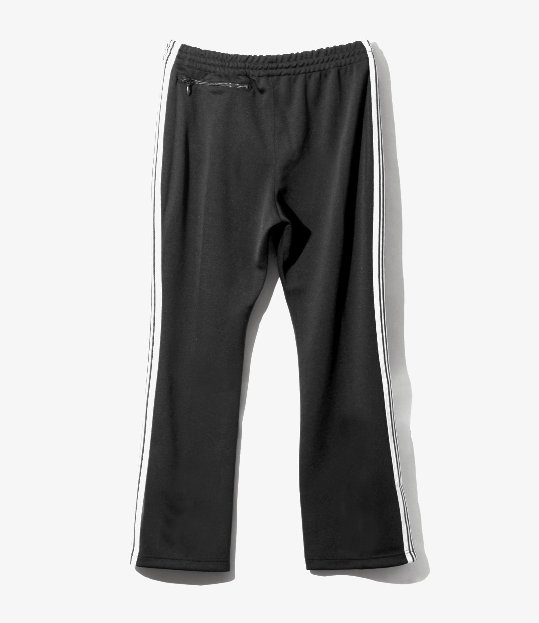 Boot-Cut Track Pant - Charcoal - Poly Smooth