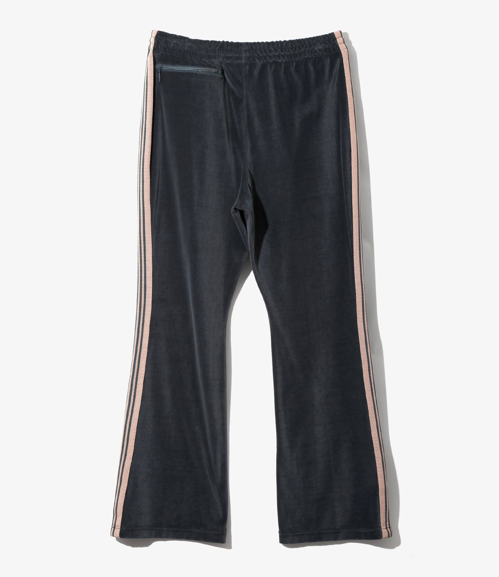 Boot-Cut Track Pant - Steel Blue - C/PE Velour