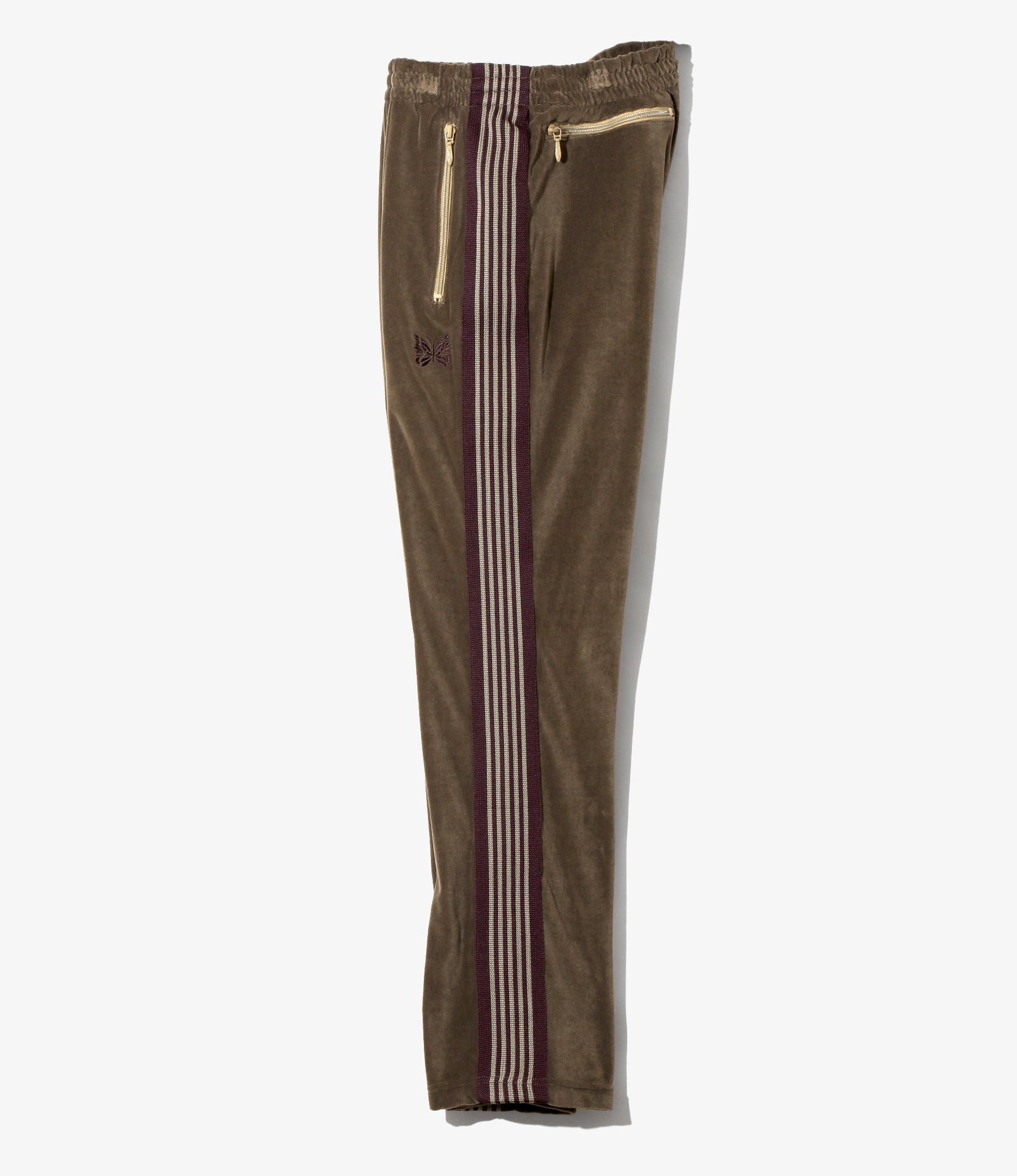 Narrow Track Pant - Taupe - C/PE Velour