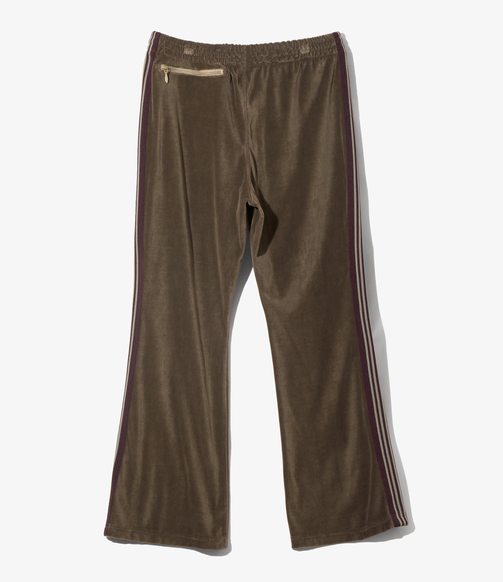 Boot-Cut Track Pant - Taupe - C/PE Velour