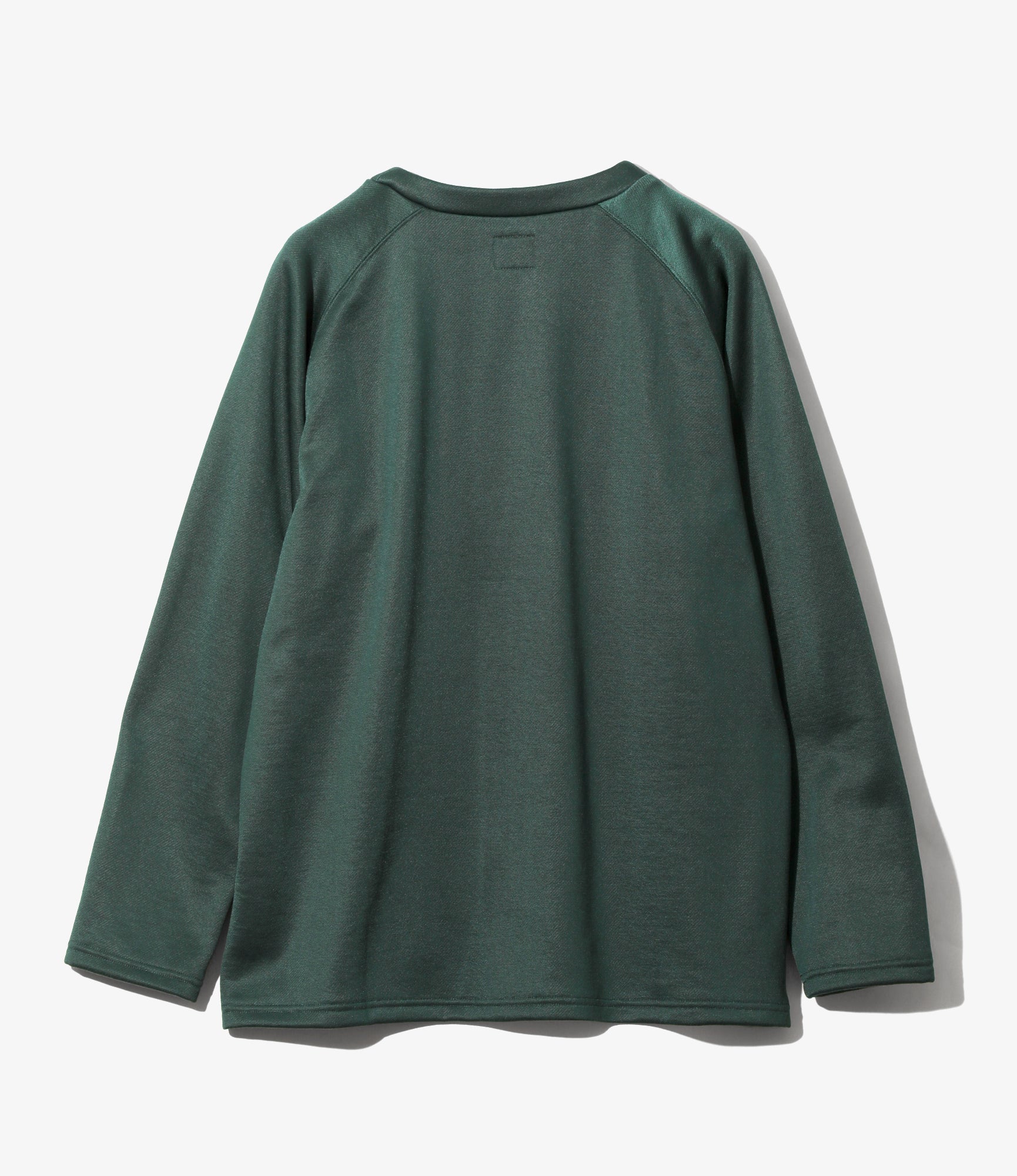 V-Neck Cardigan - Dk. Green - Bright Jersey