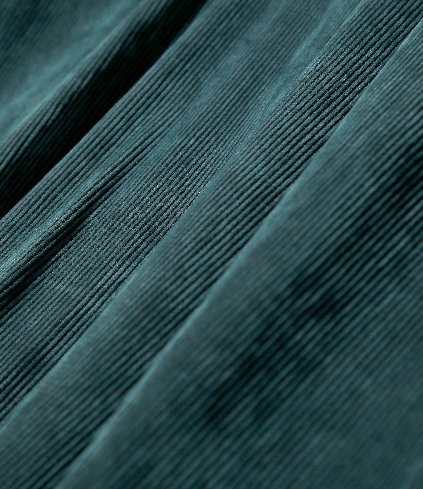 Women's L/S U-Neck Tee - Turquoise - Flocked Stripe Lace