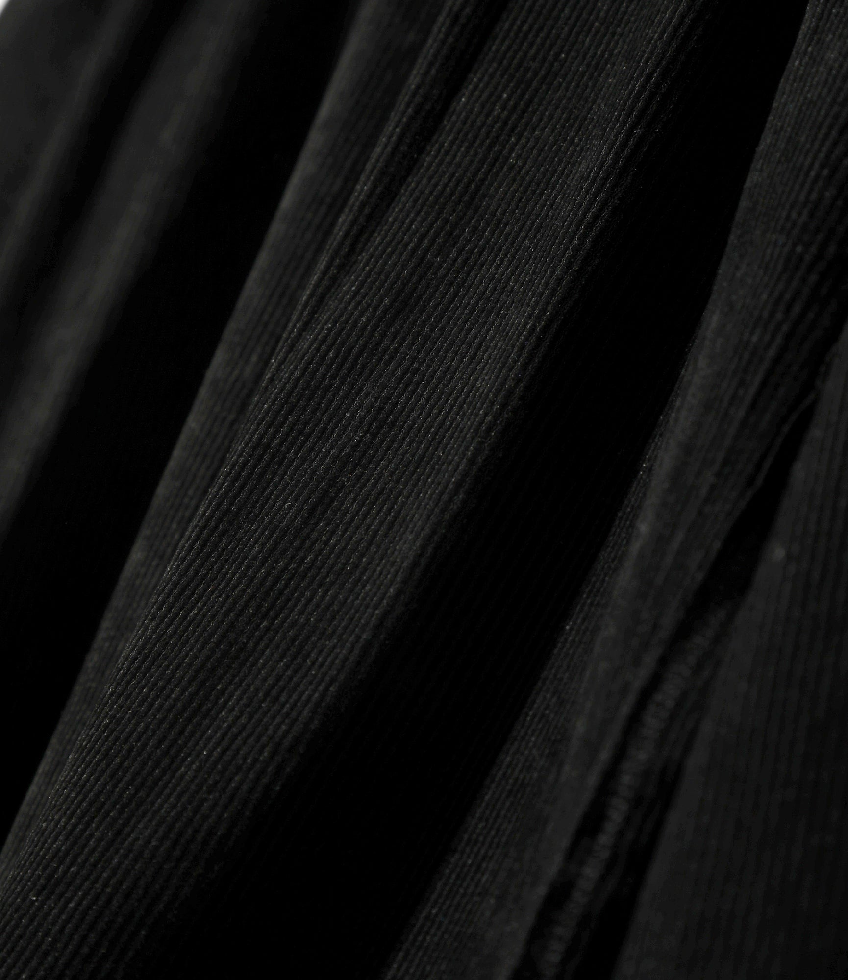 Women's L/S U-Neck Tee - Black - Flocked Stripe Lace