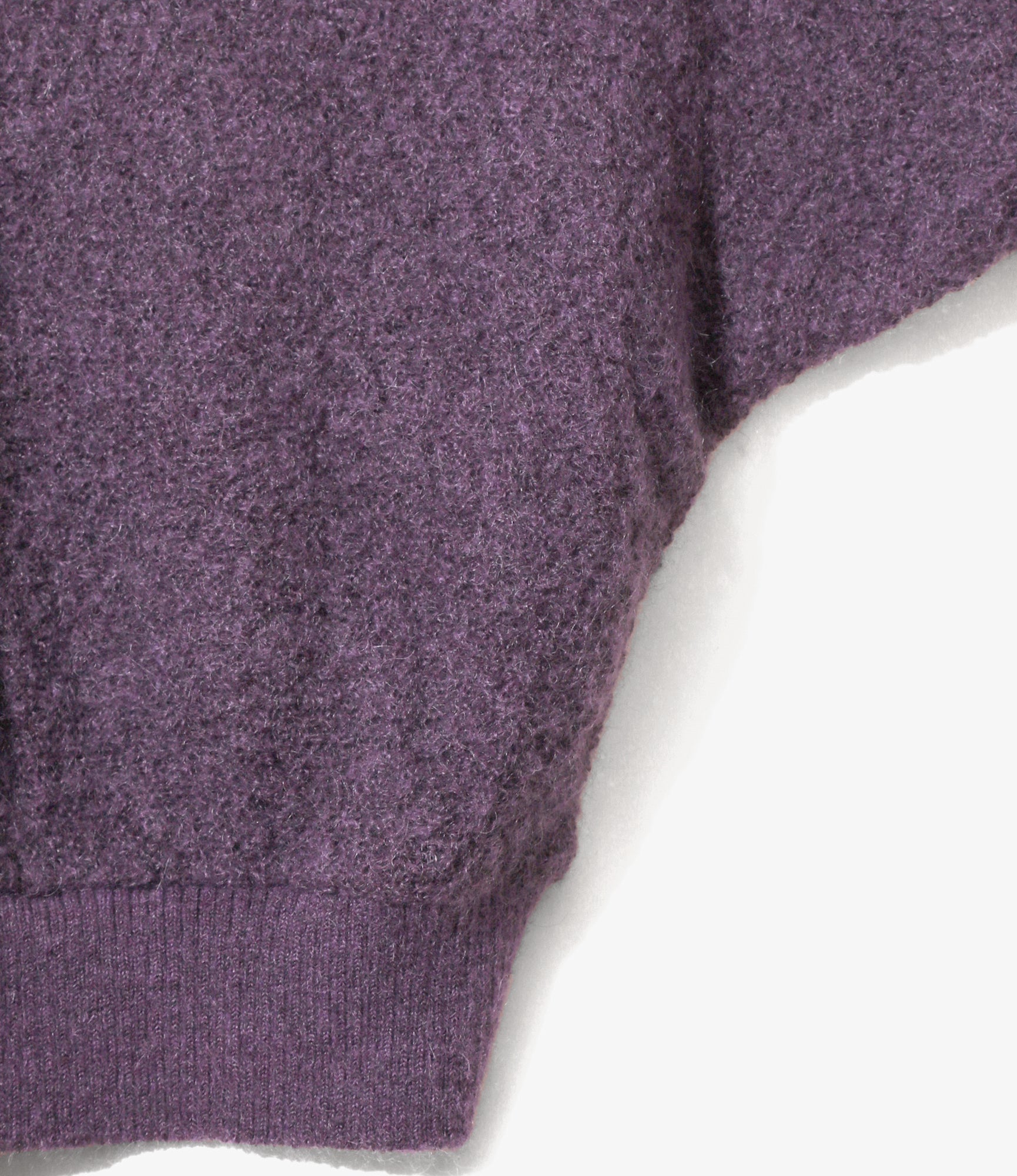 Dolman Sweater - Purple - Crepe Weave