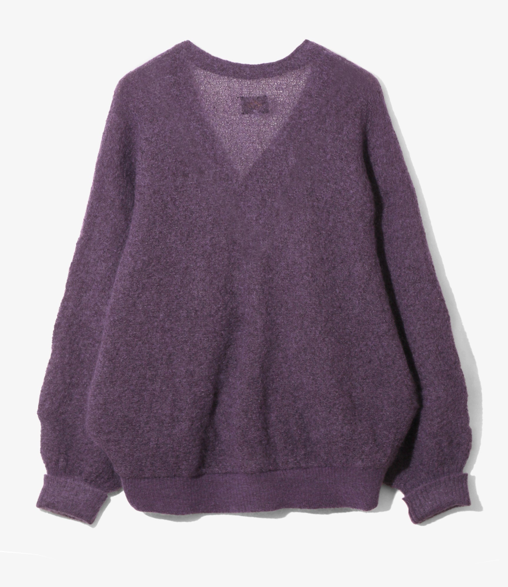 Dolman Sweater - Purple - Crepe Weave