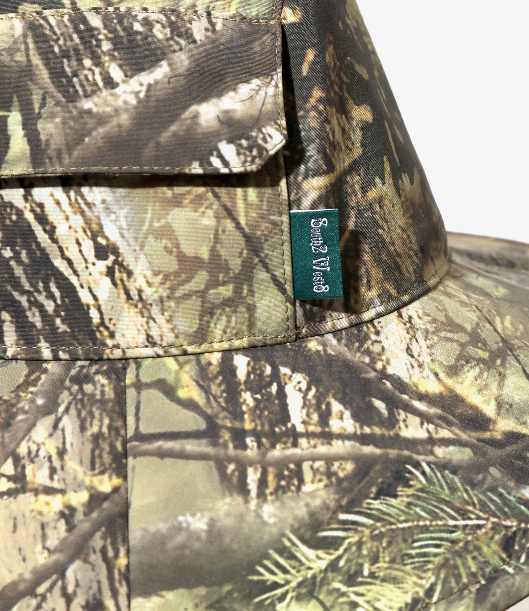 Long Brim Hat - Camo - Nylon Tussah / 3Layer