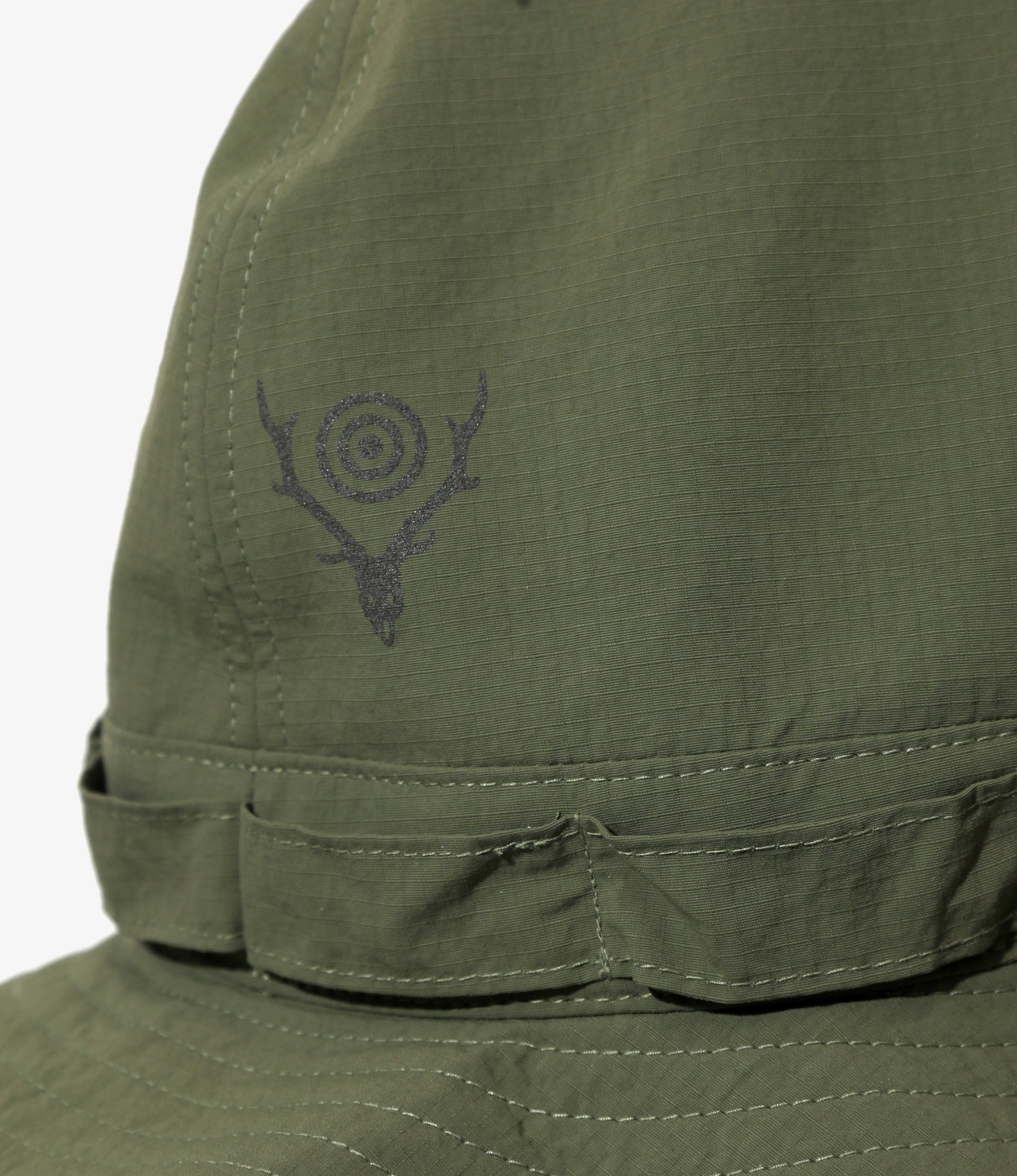 Jungle Hat - Olive - Nylon Ripstop