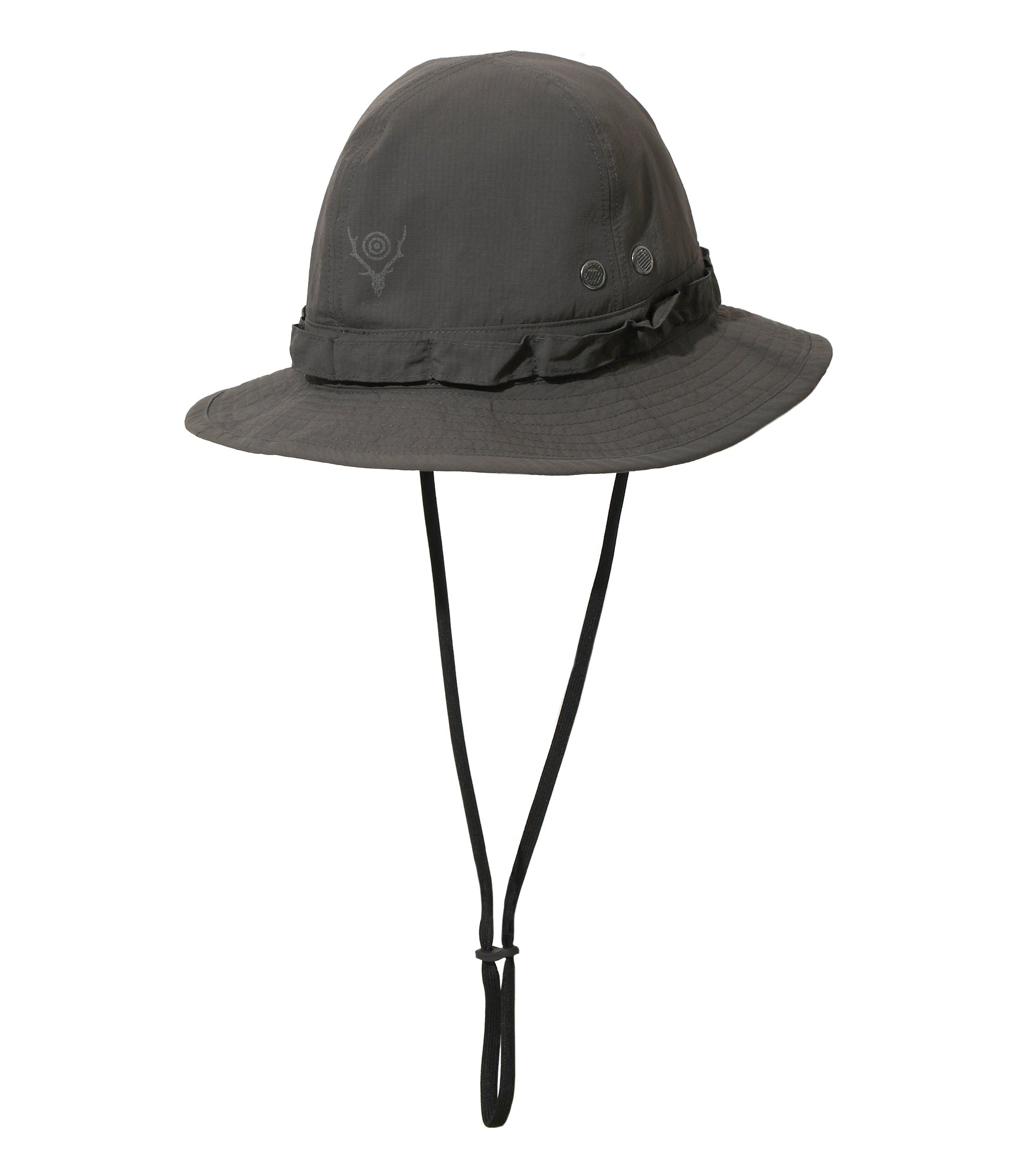 Jungle Hat - Charcoal - Nylon Ripstop