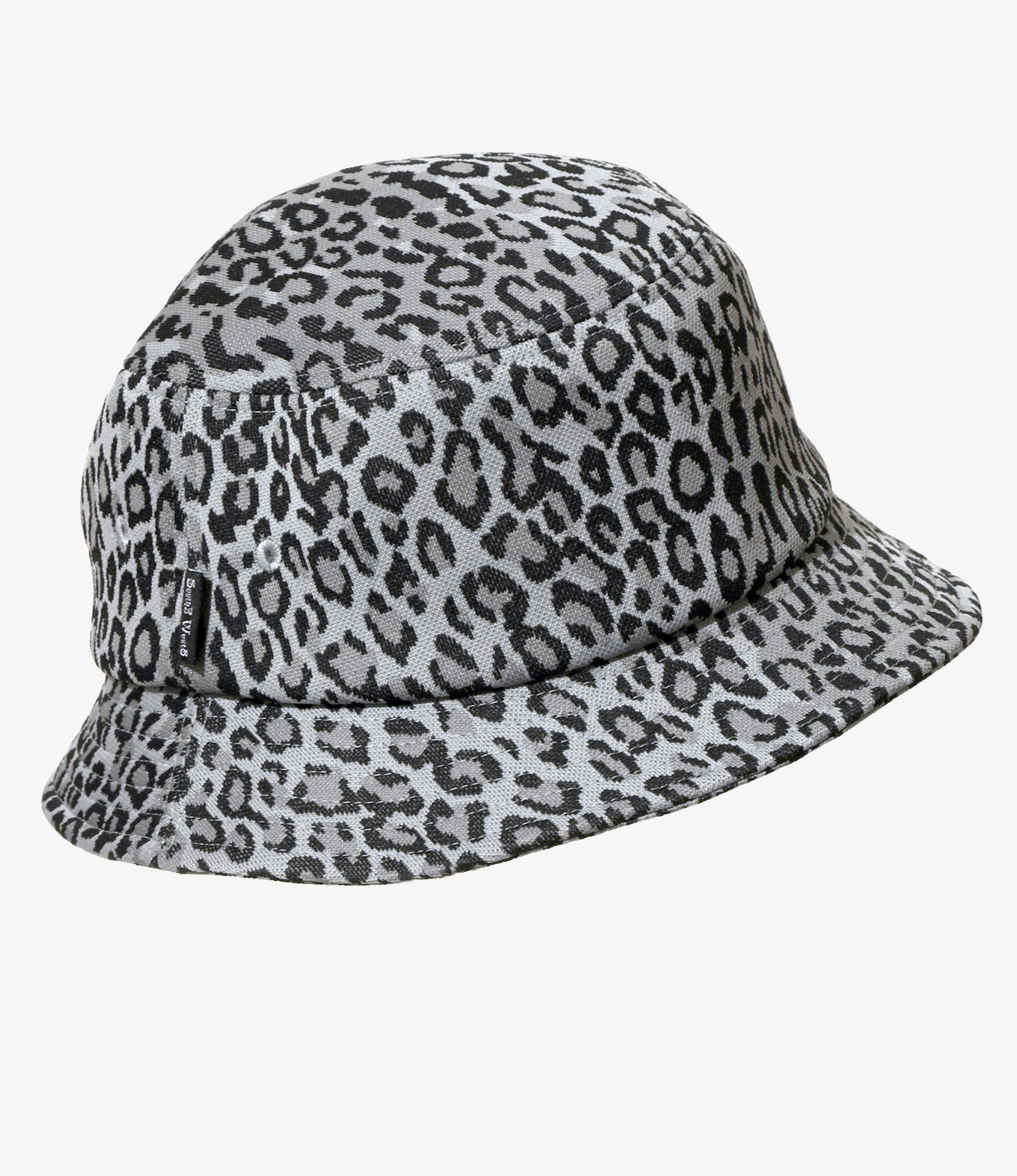 Bucket Hat - Grey - Poly Jq. / Leopard