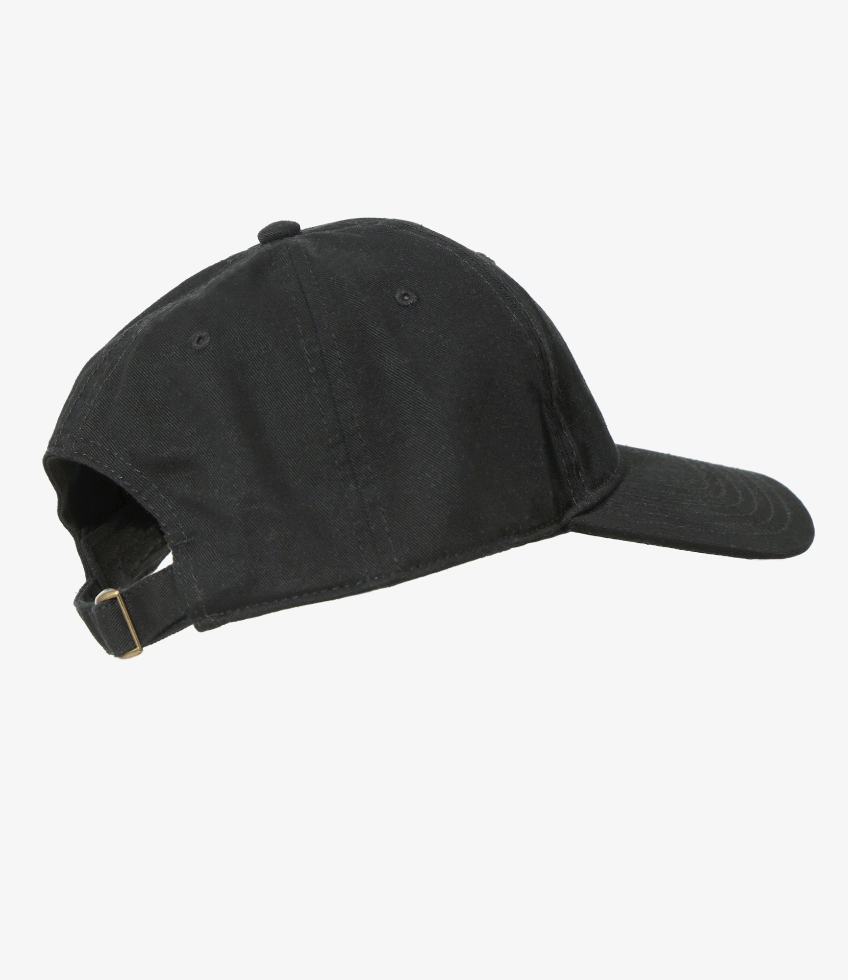 Strap Back Cap - Black - S&T Emb.