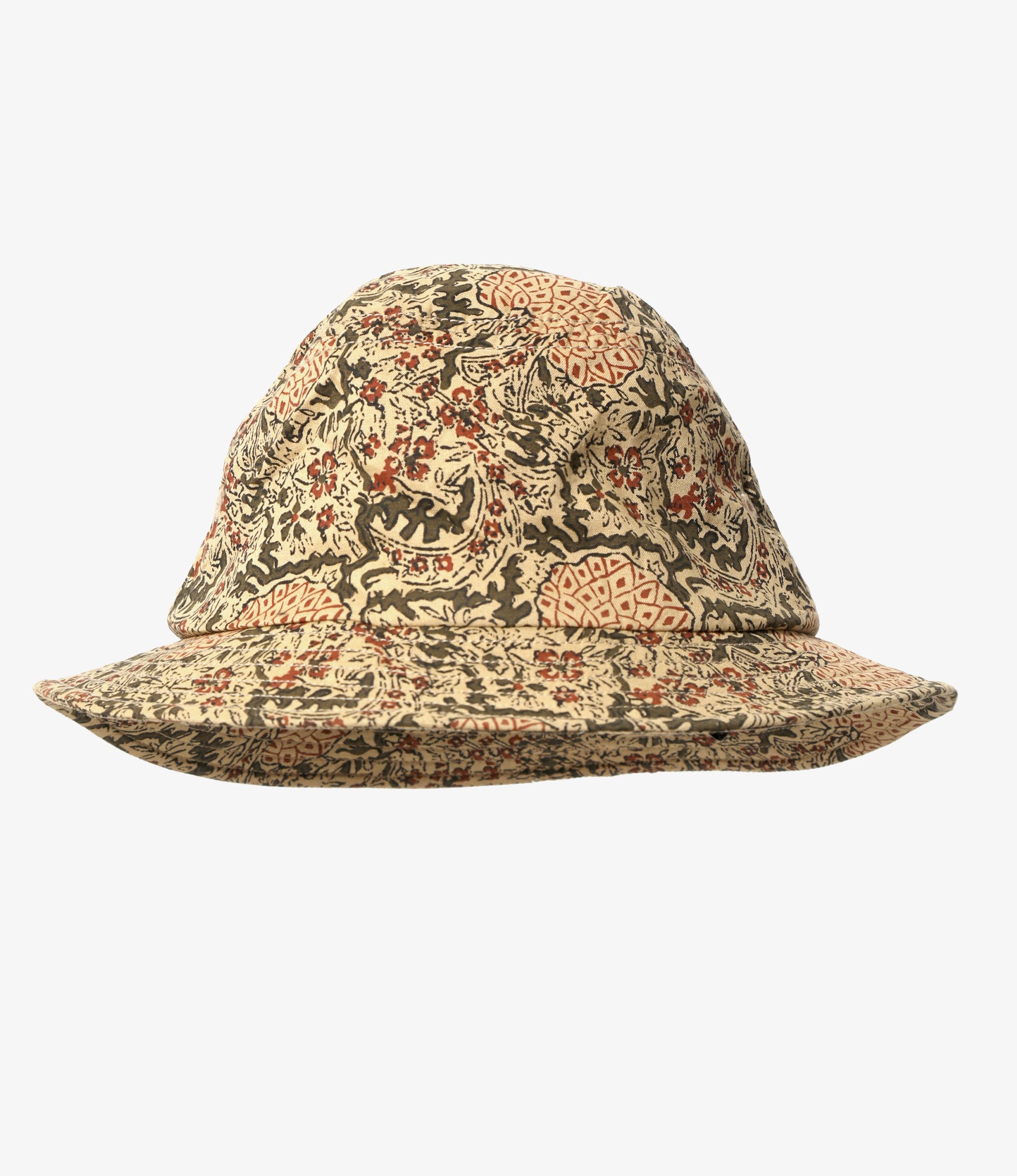 Bucket Hat - Beige - Batik Printed