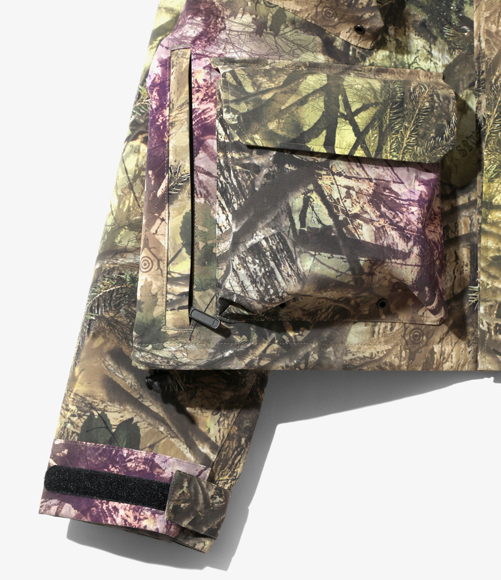 River Trek Jacket - Camo - Nylon Tussah / 3Layer