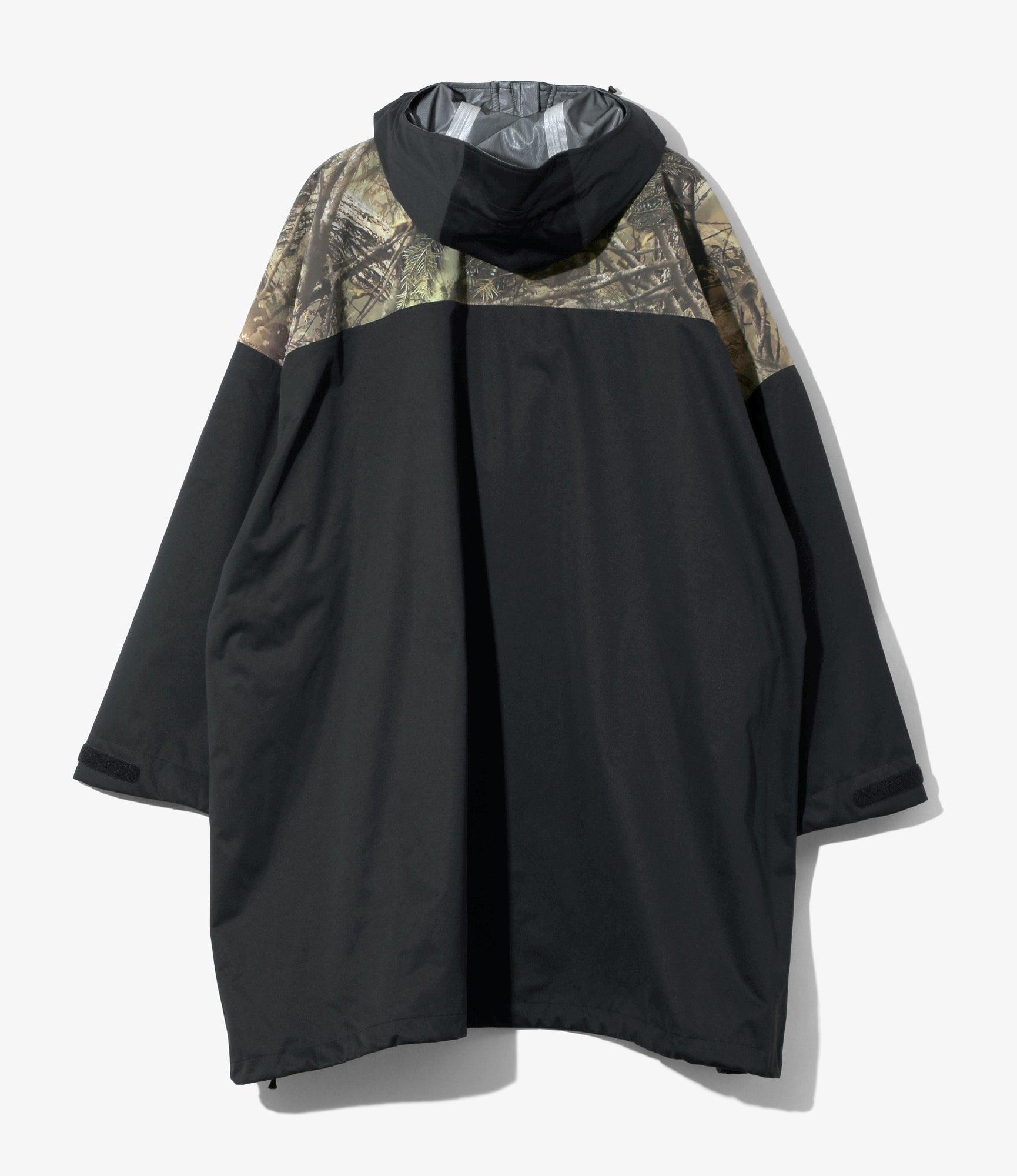 River Trek Poncho - Camo - Nylon Tussah Combo / 3Layer