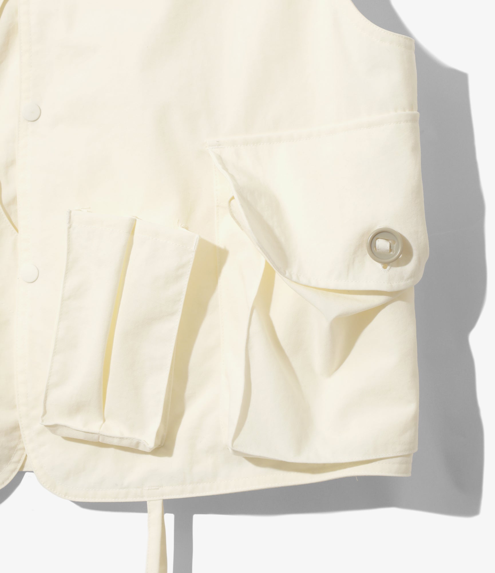 Tenkara Vest - Ivory - Nylon OX