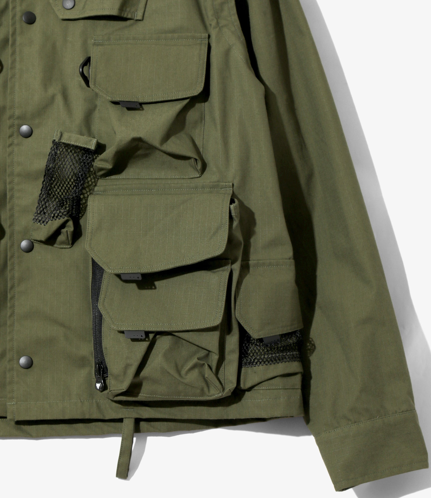 Tenkara Trout Parka - Olive - C/N Ripstop